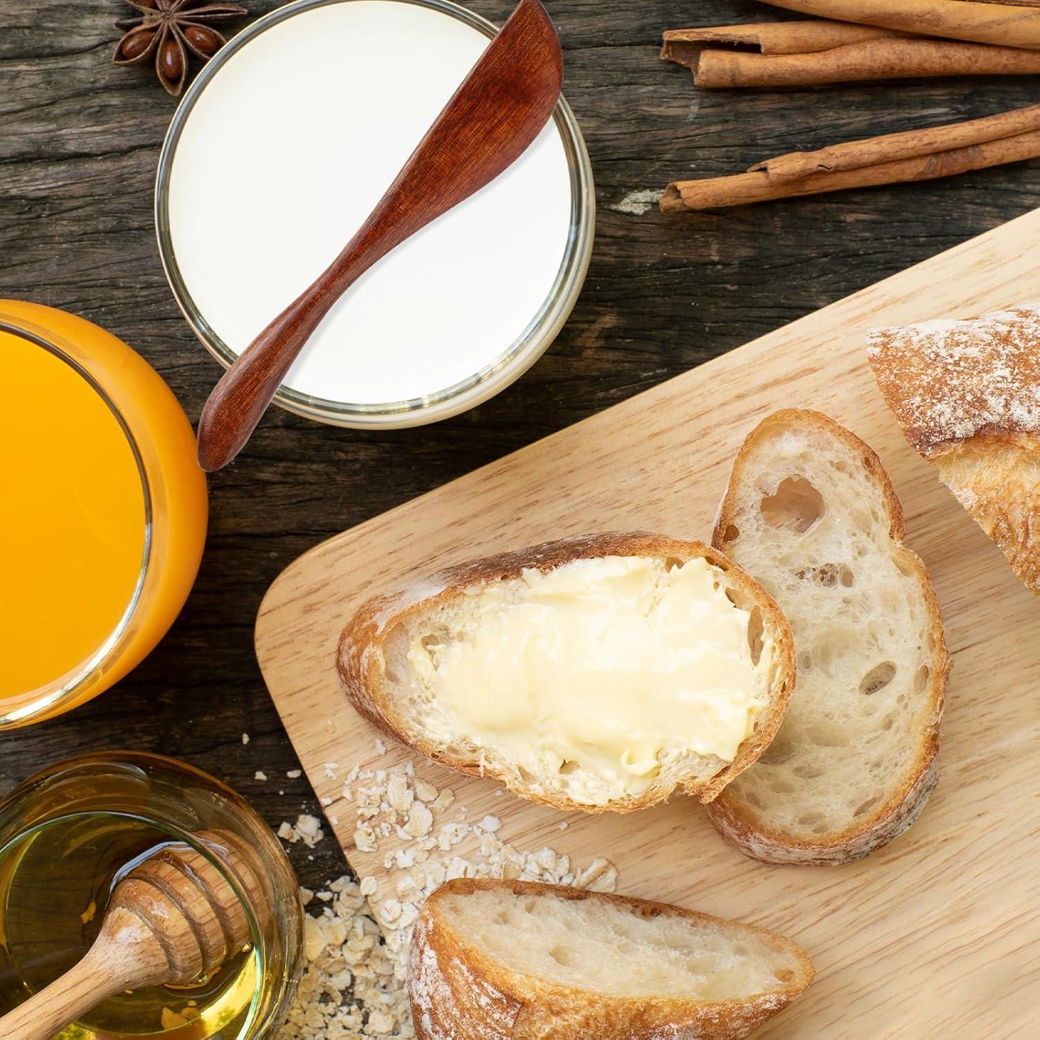 Juego de 6 Cuchillos de Mantequilla de Madera Molain 15 cm