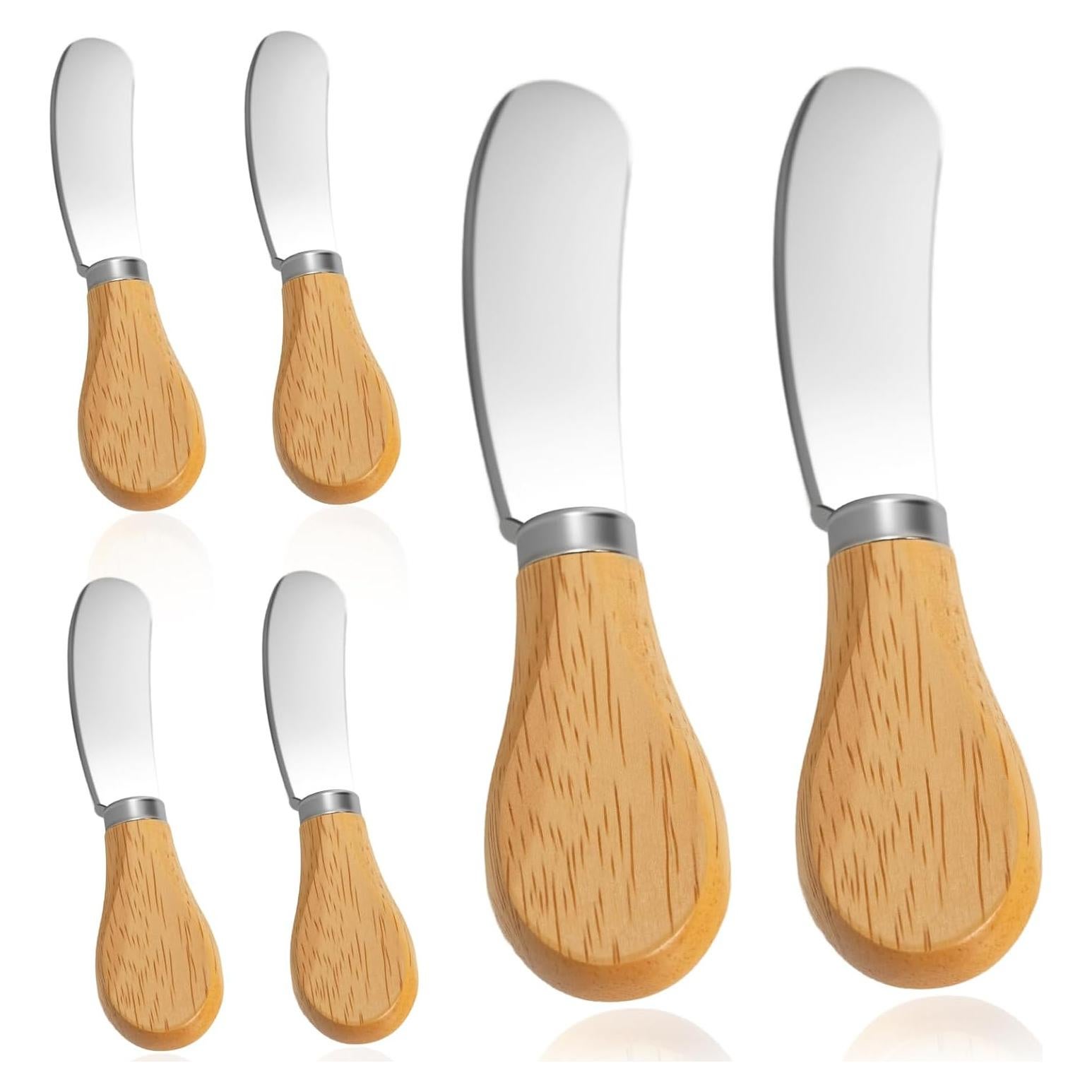 Set de Cuchillos para Queso 6 Piezas Darlingao - Acero Inoxidable