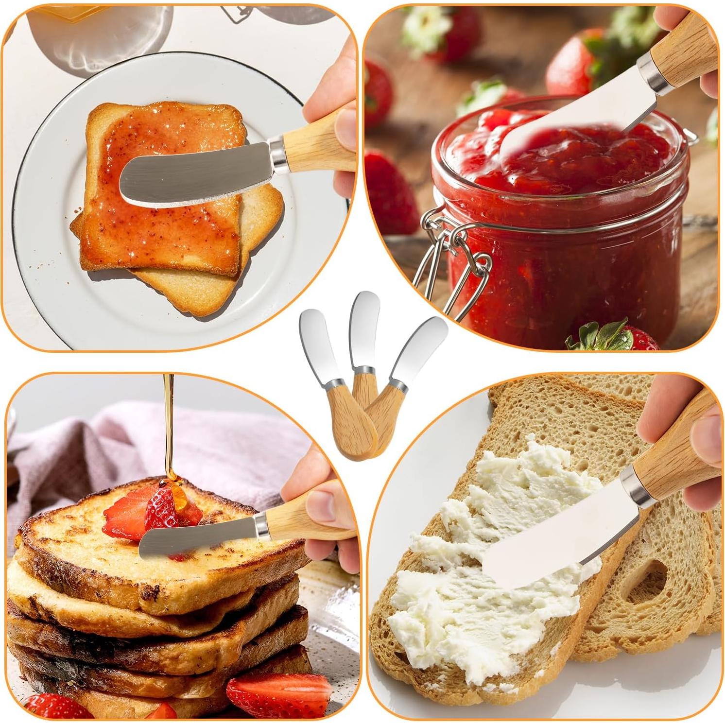 Set de Cuchillos para Queso 6 Piezas Darlingao - Acero Inoxidable