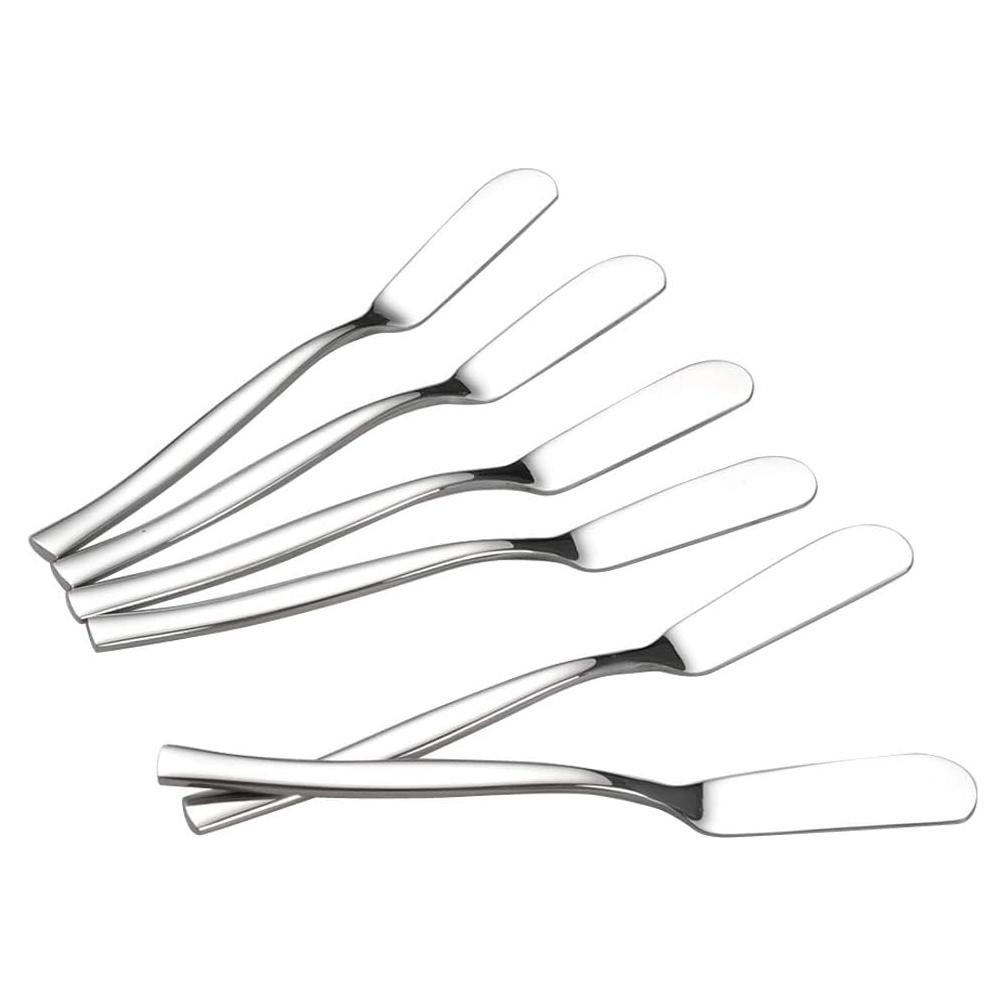 Espátulas de Queso y Mantequilla Qskely - 8 Piezas Acero Inoxidable