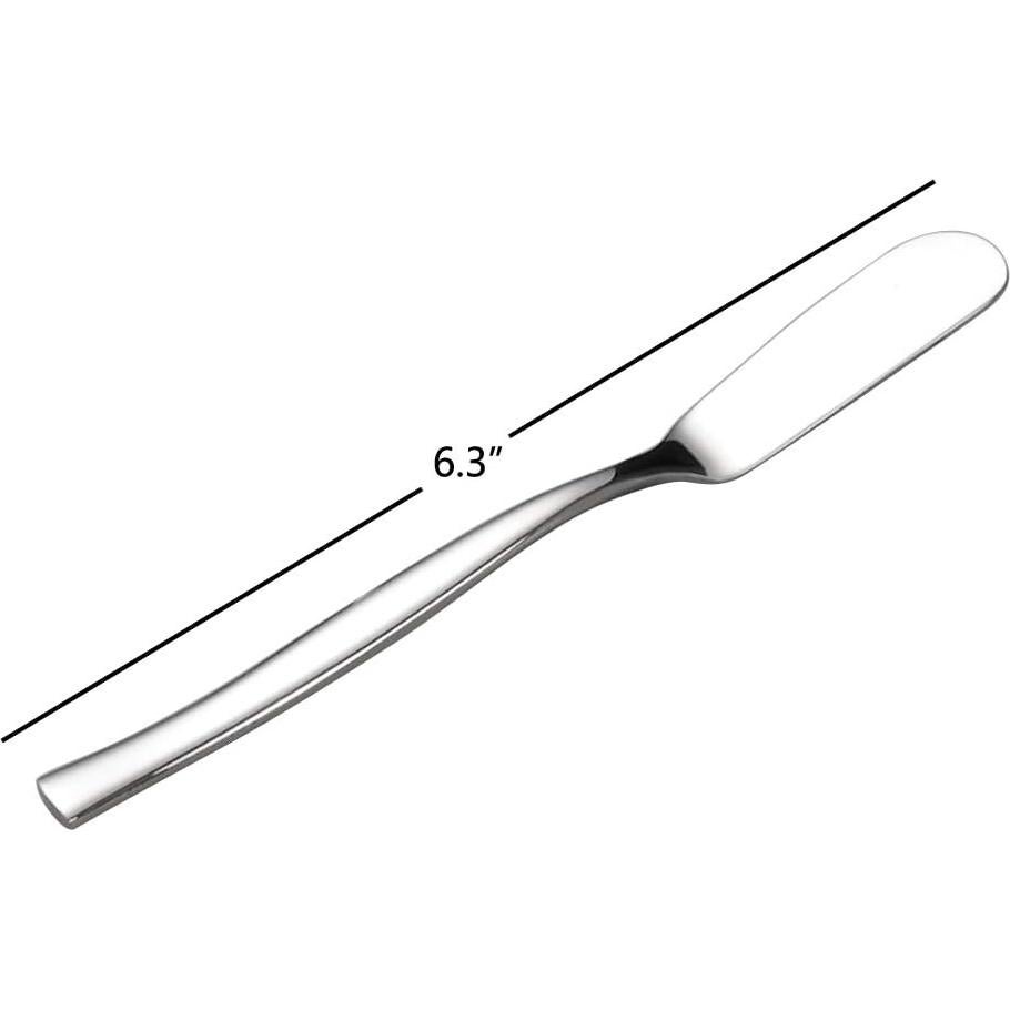 Espátulas de Queso y Mantequilla Qskely - 8 Piezas Acero Inoxidable