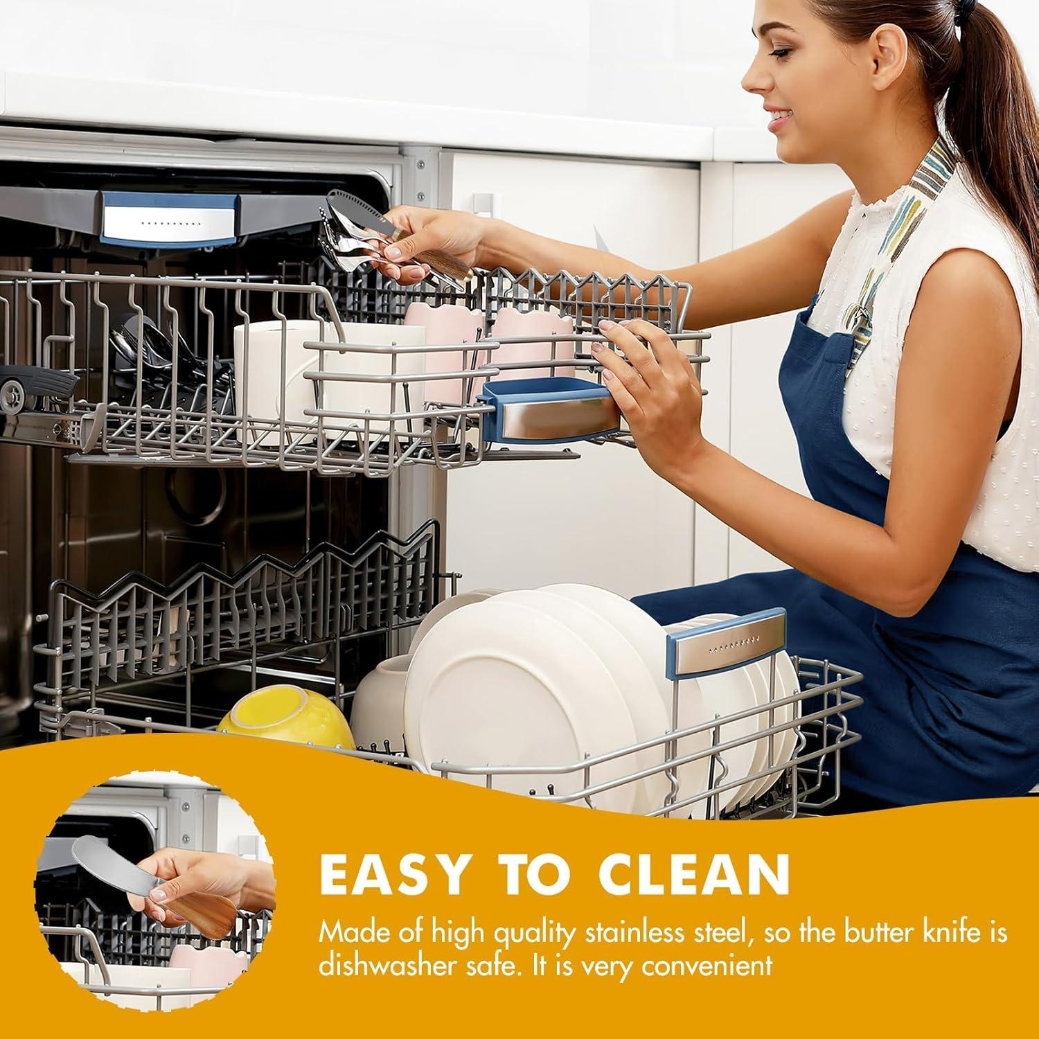 Cuchillo para Untar Mantequilla Houkiper, Acero Inoxidable, 2 Piezas