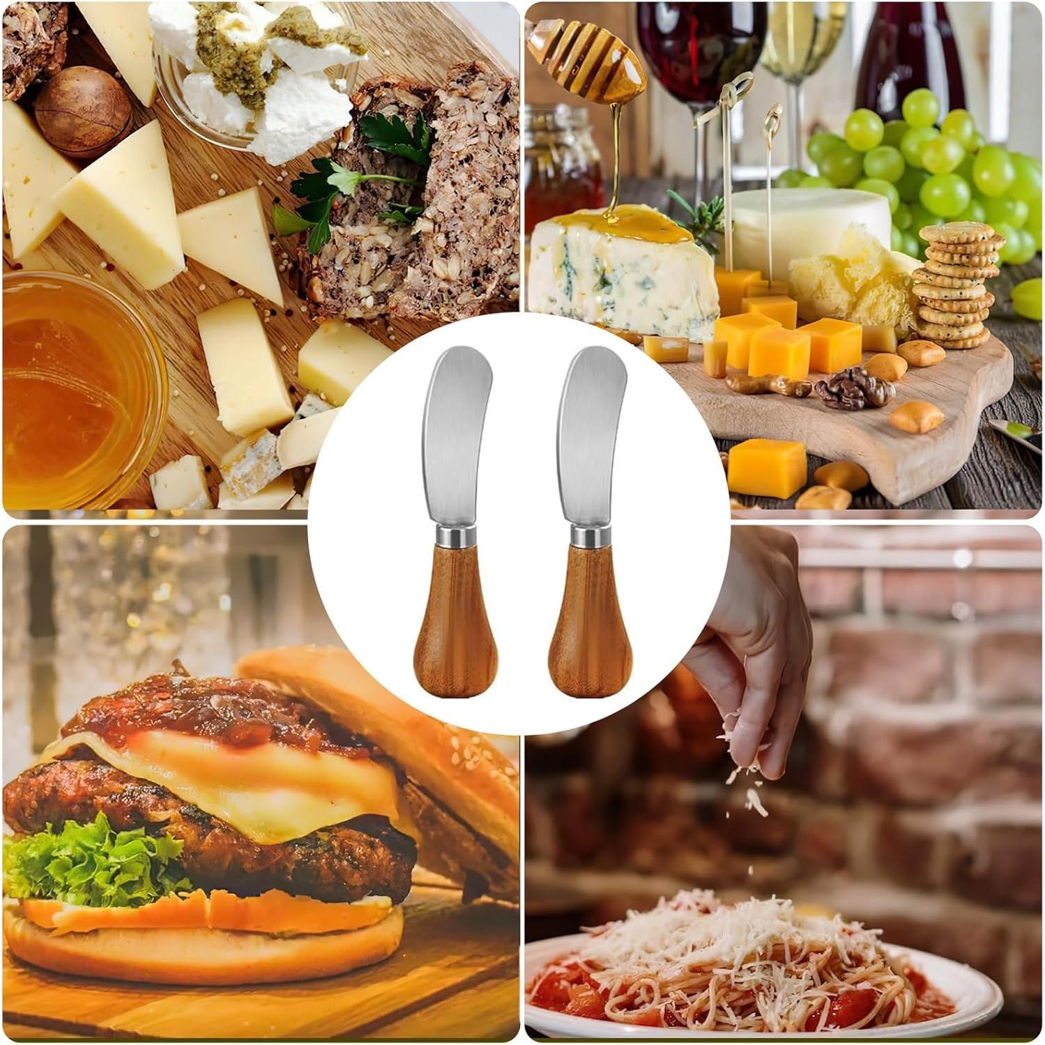 Cuchillo para Untar Mantequilla Houkiper, Acero Inoxidable, 2 Piezas