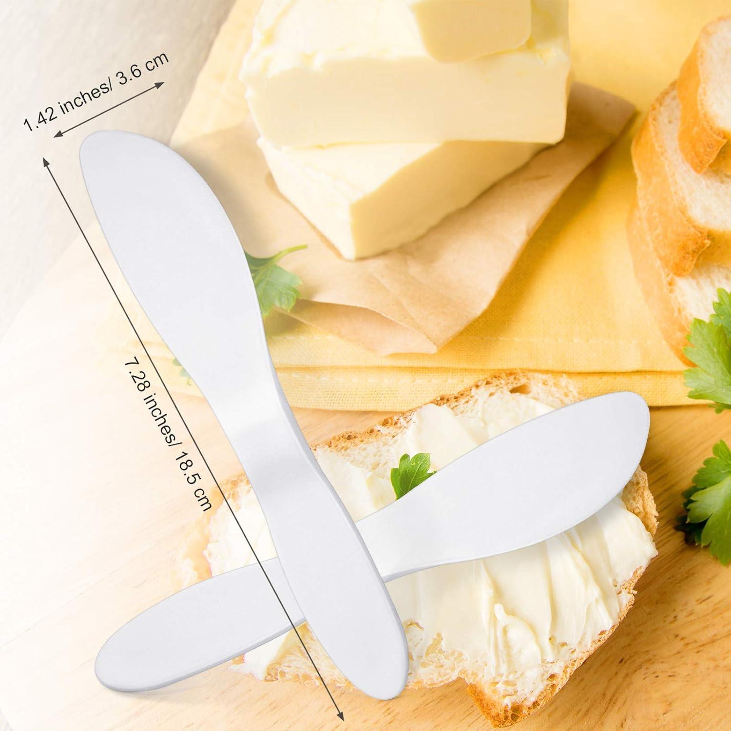 4 Untadores de Mantequilla Patelai de Plástico Reutilizables 18.5 cm