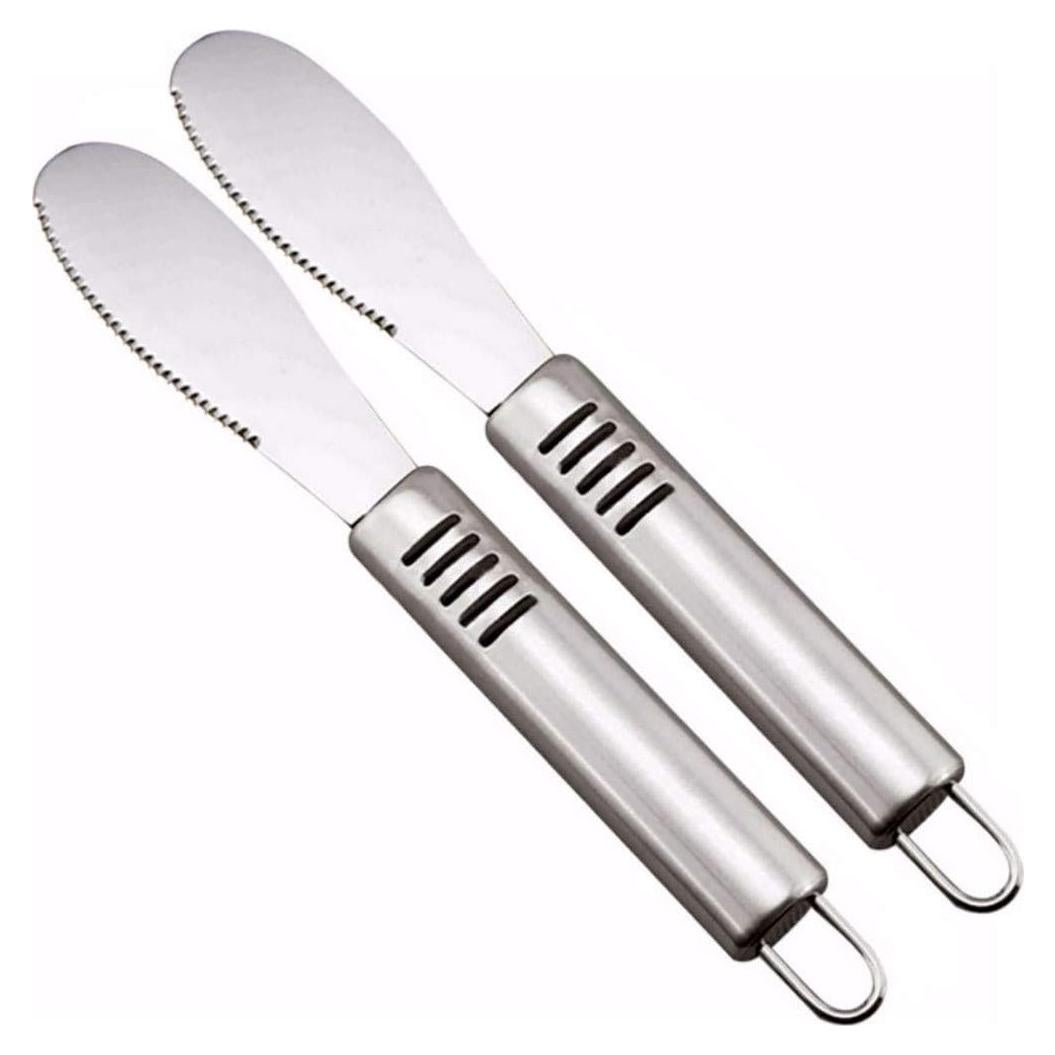 Juego de 2 Espátulas de Acero Inoxidable Goeielewe 21.3 cm