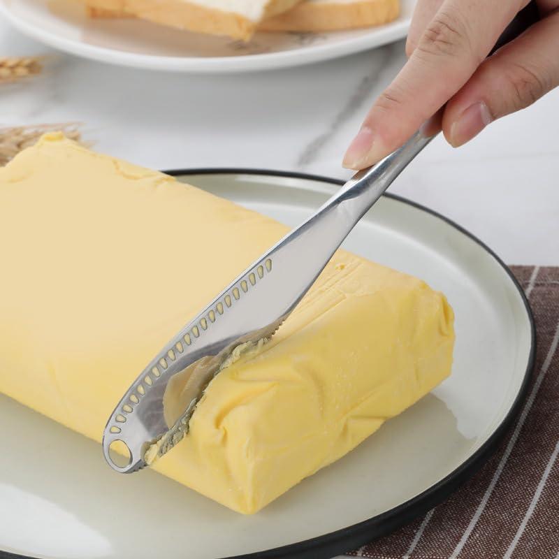 Juego de cuchillos para mantequilla Genérico 3 piezas acero inoxidable
