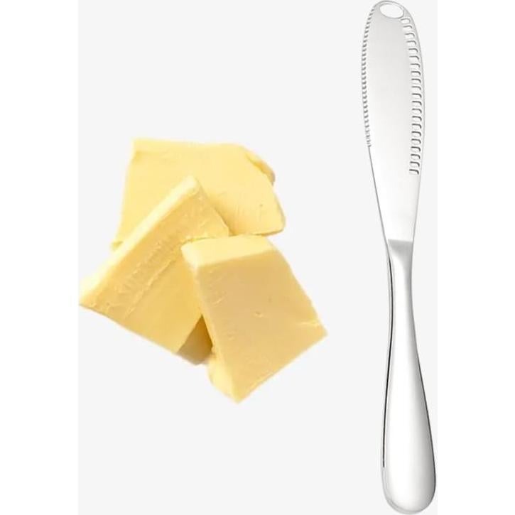 Juego de cuchillos para mantequilla Genérico 3 piezas acero inoxidable