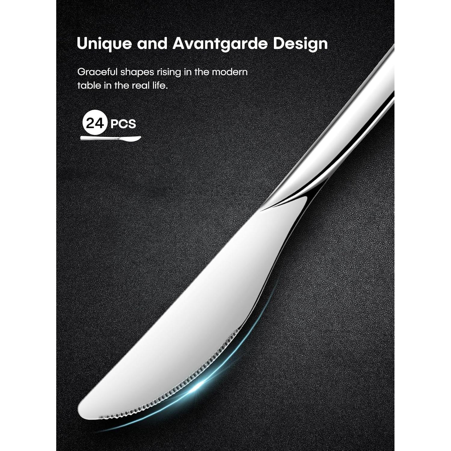 Juego de 24 Cuchillos de Cena Stapava de Acero Inoxidable 21.6 cm