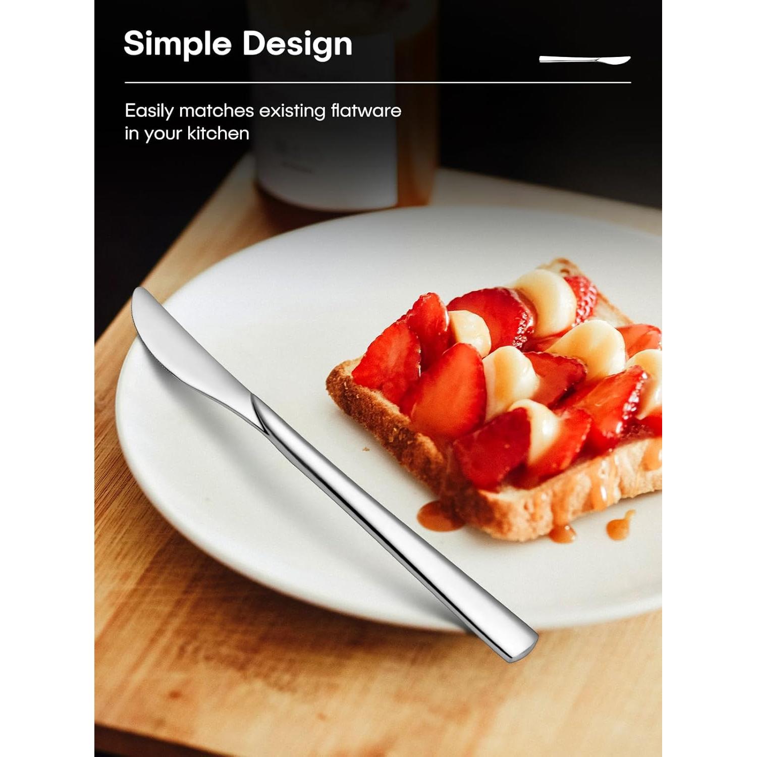 Juego de 24 Cuchillos de Cena Stapava de Acero Inoxidable 21.6 cm