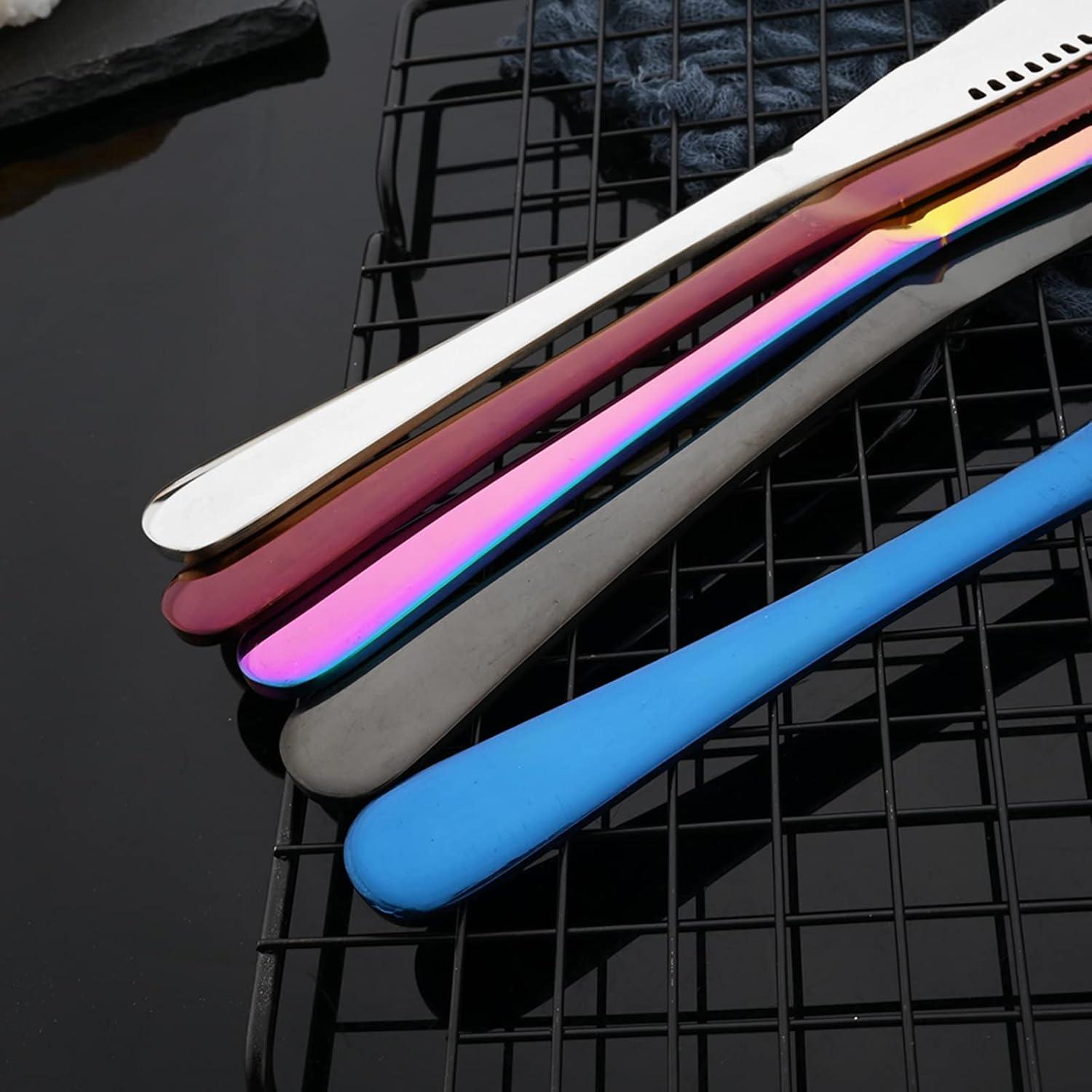 Set de 6 Cuchillos para Untar JASHII de Acero Inoxidable Arcoíris