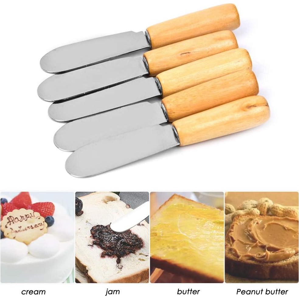 Set de 6 Esparcidores de Mantequilla DaKuan 10 cm Acero Inoxidable