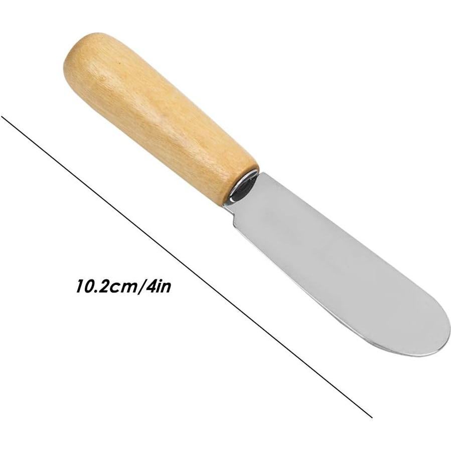 Set de 6 Esparcidores de Mantequilla DaKuan 10 cm Acero Inoxidable