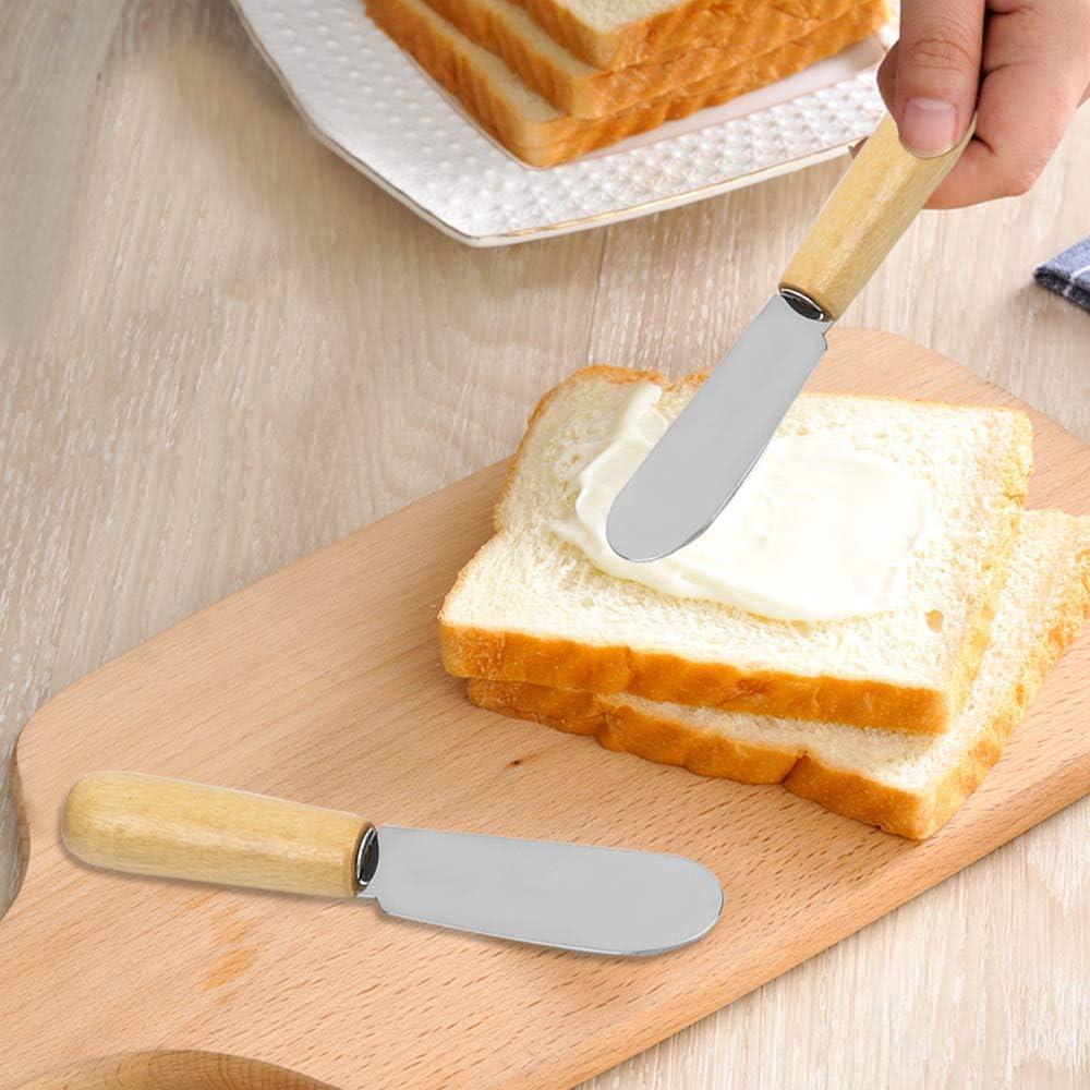 Set de 6 Esparcidores de Mantequilla DaKuan 10 cm Acero Inoxidable