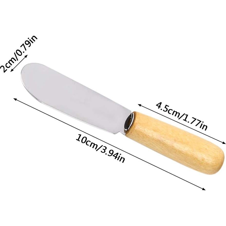 Juego de 5 Espátulas de Mantequilla ACKLLR de Acero Inoxidable
