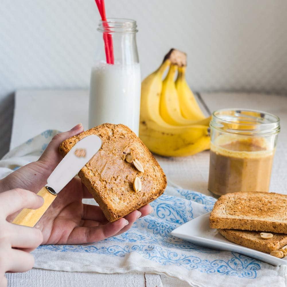 Juego de 5 Espátulas de Mantequilla ACKLLR de Acero Inoxidable