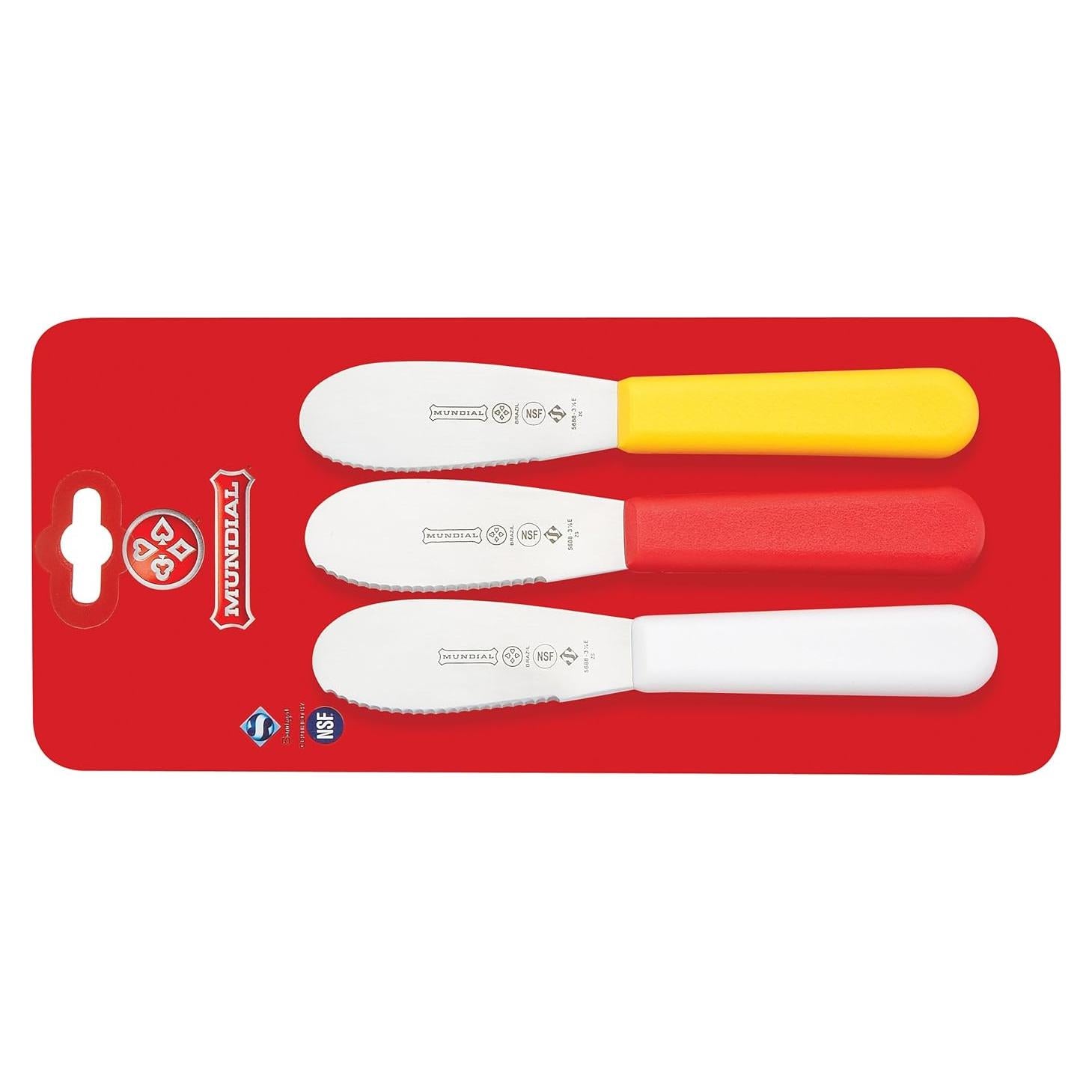 Espátulas de Sandwich Mundial 3 Pack Acero Inoxidable 8.9cm