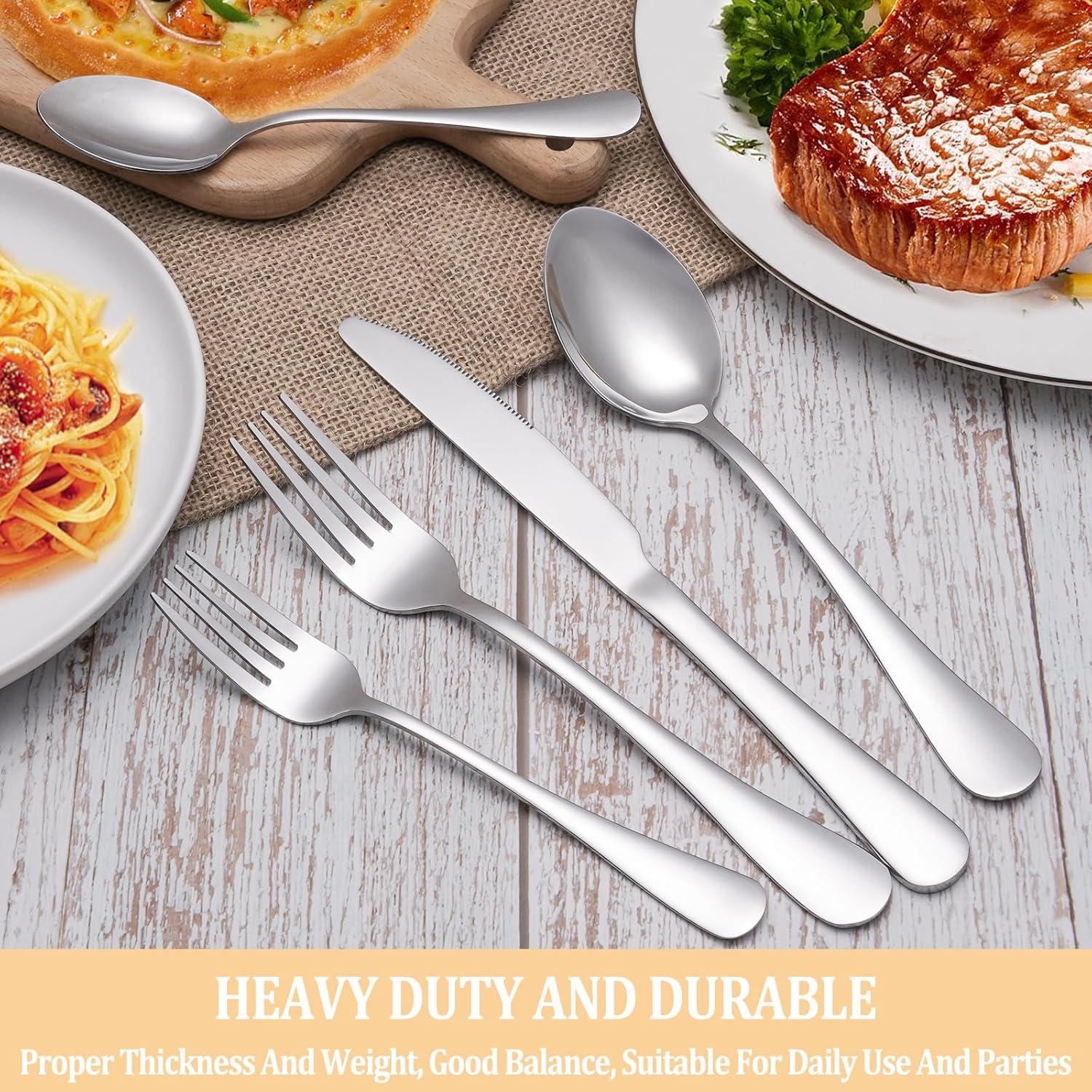 Juego de Cubiertos de 20 Piezas Acero Inoxidable MUTNITT