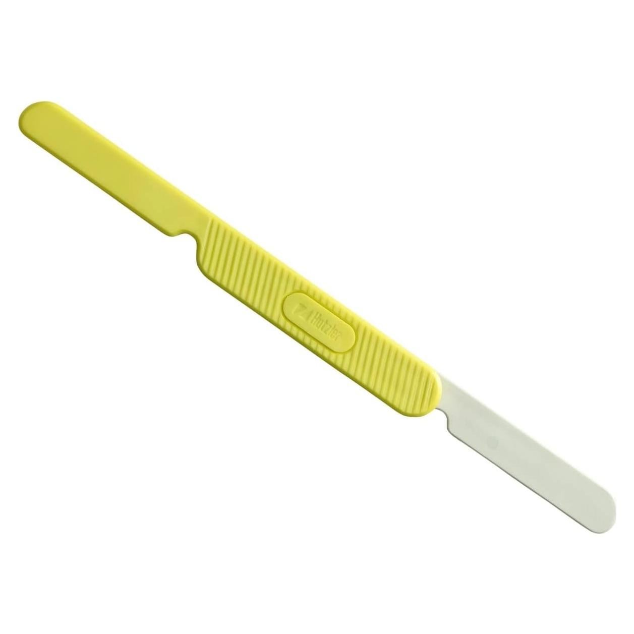 Espátula Doblada Hutzler 2-en-1 Verde para Untar Mantequilla y Mermelada