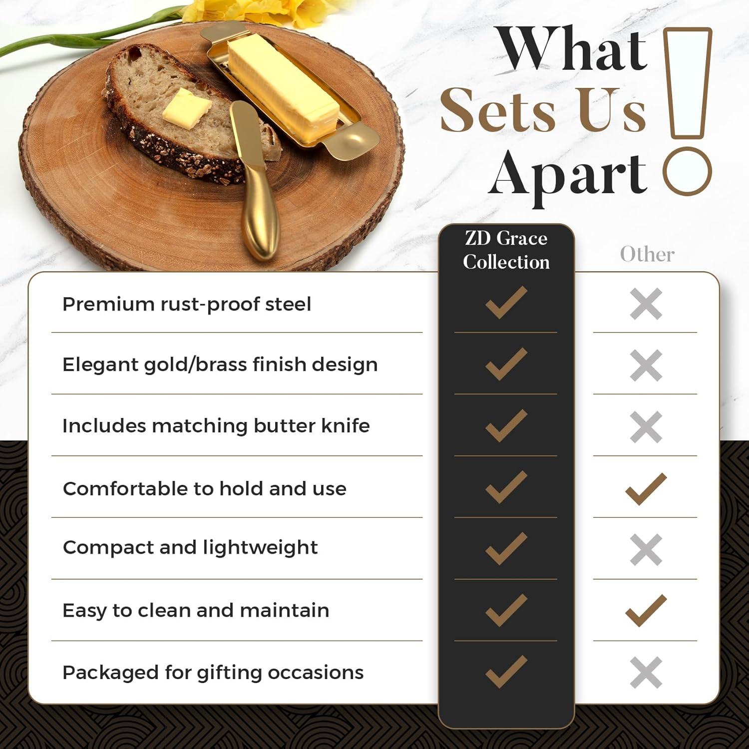 Cortador de Mantequilla ZD Grace Collection Acero Inoxidable 0.64 cm