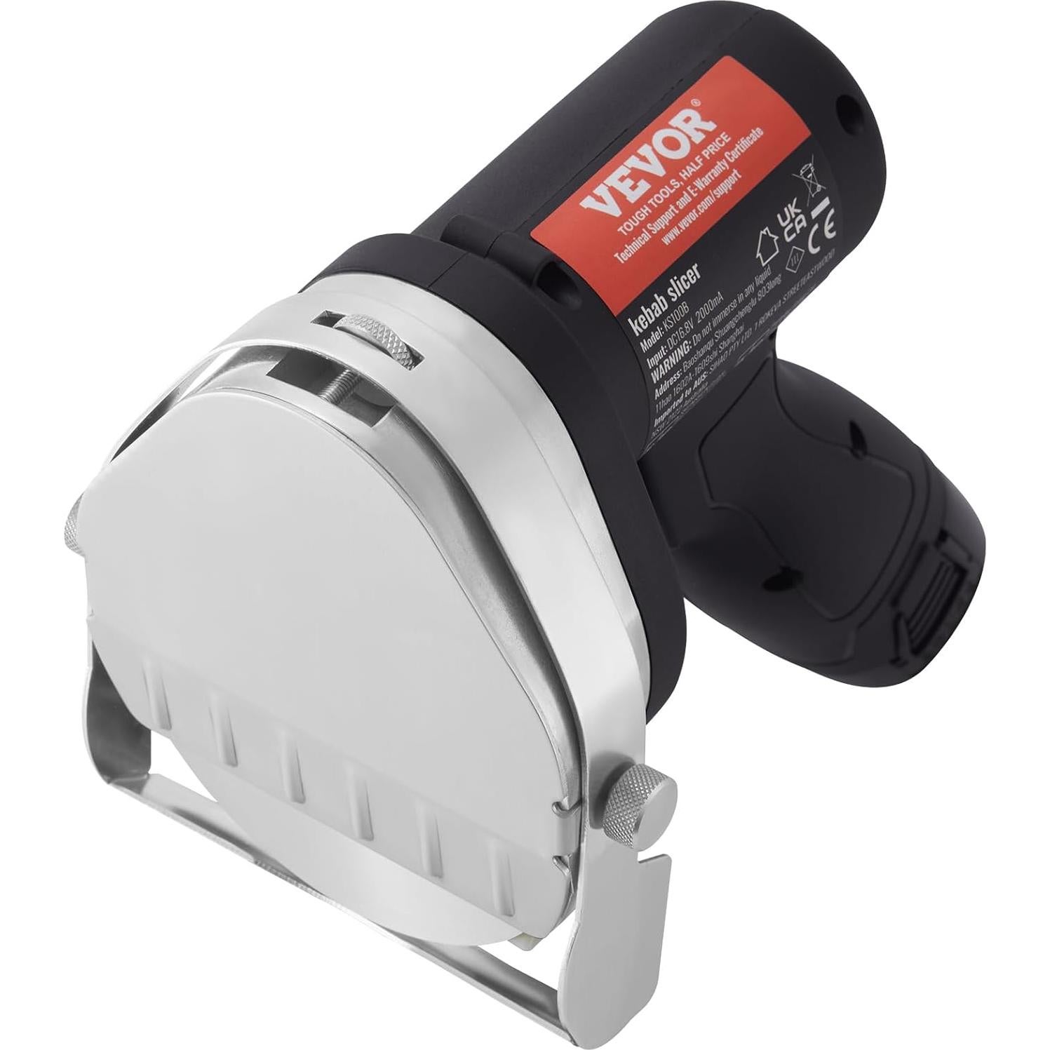 Cuchillo de Shawarma Eléctrico VEVOR 80W Inalámbrico Ajustable