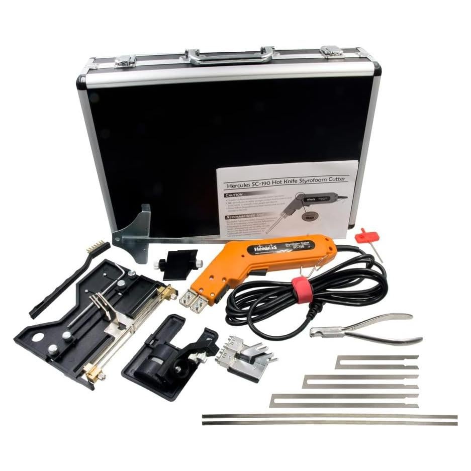 Cortador de Espuma Eléctrico Hercules SC-190 con Accesorios