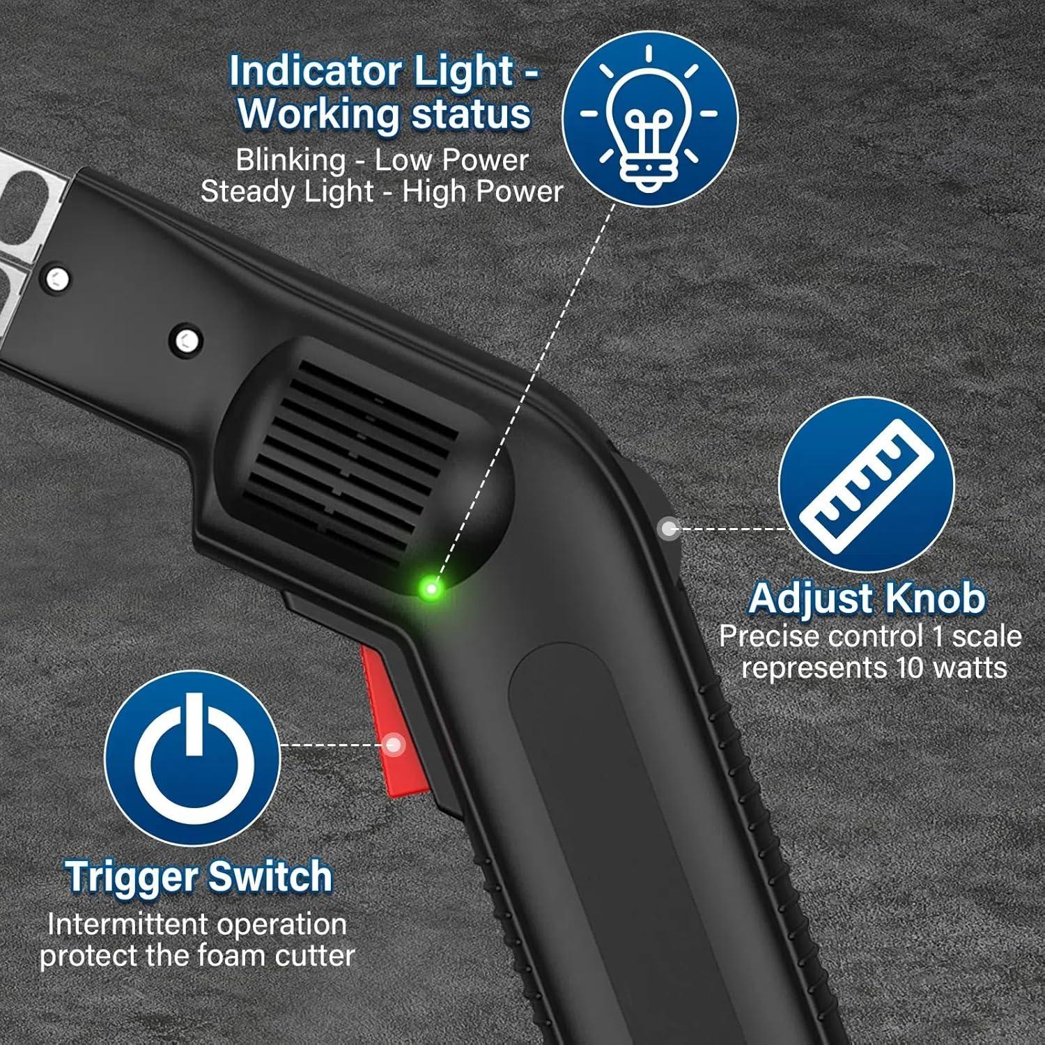Cortaespuma Eléctrico GOCHANGE HKFM01 240W 110V con Cuchillas