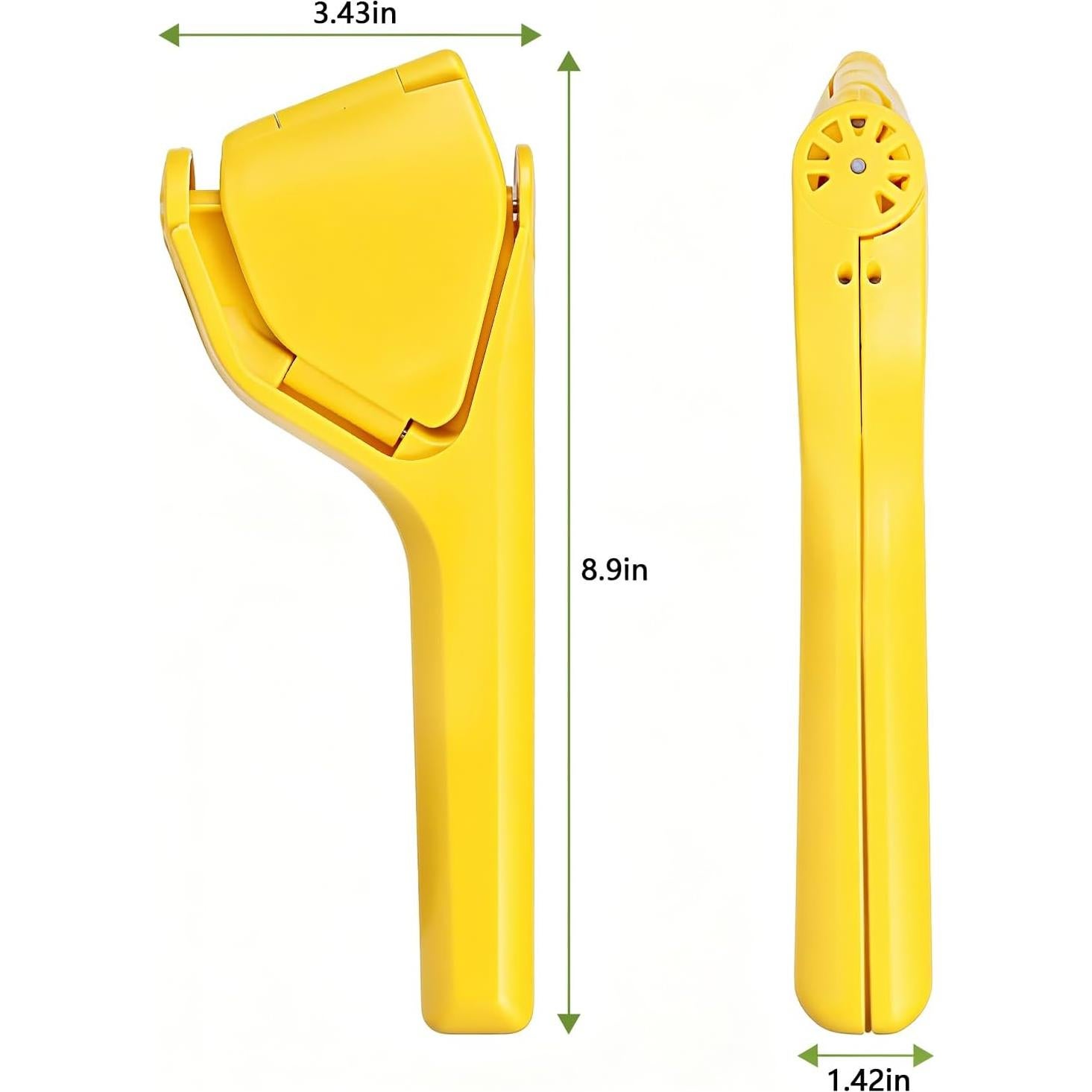 Exprimidor Manual Plegable Seeuagn Amarillo con Colador