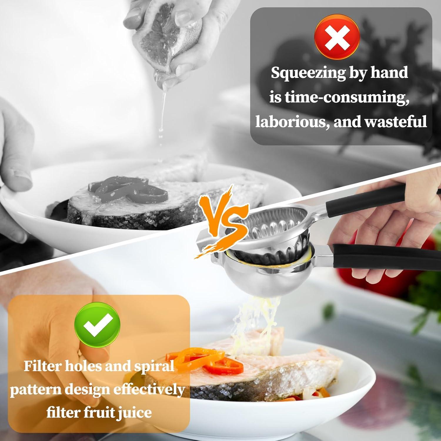 Exprimidor Manual de Limón YMKWZ de Acero Inoxidable 304