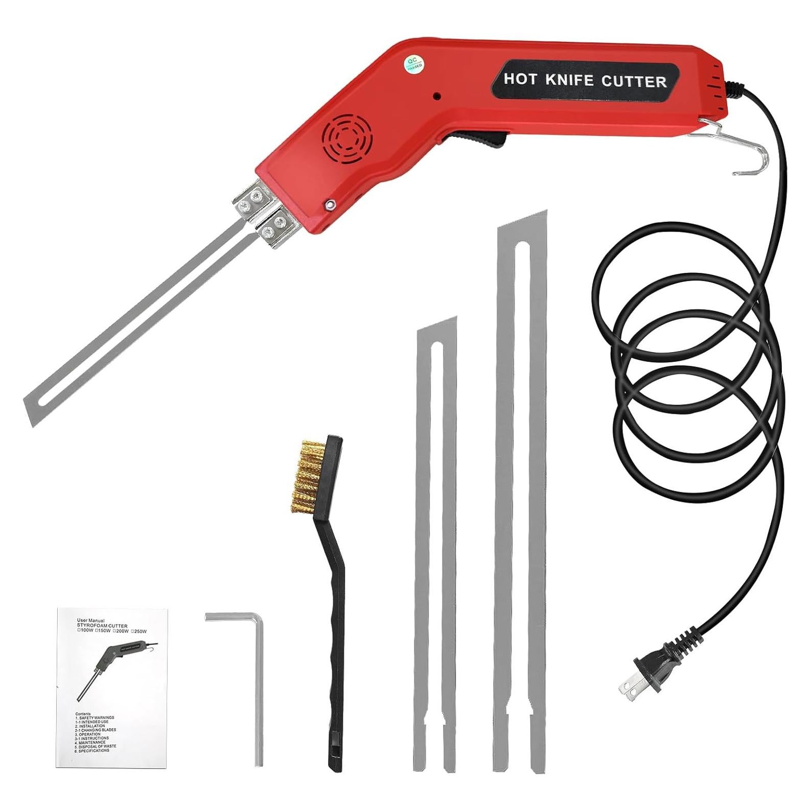 Cortador de Espuma Eléctrico Vanwoke 200W 400°C Rojo