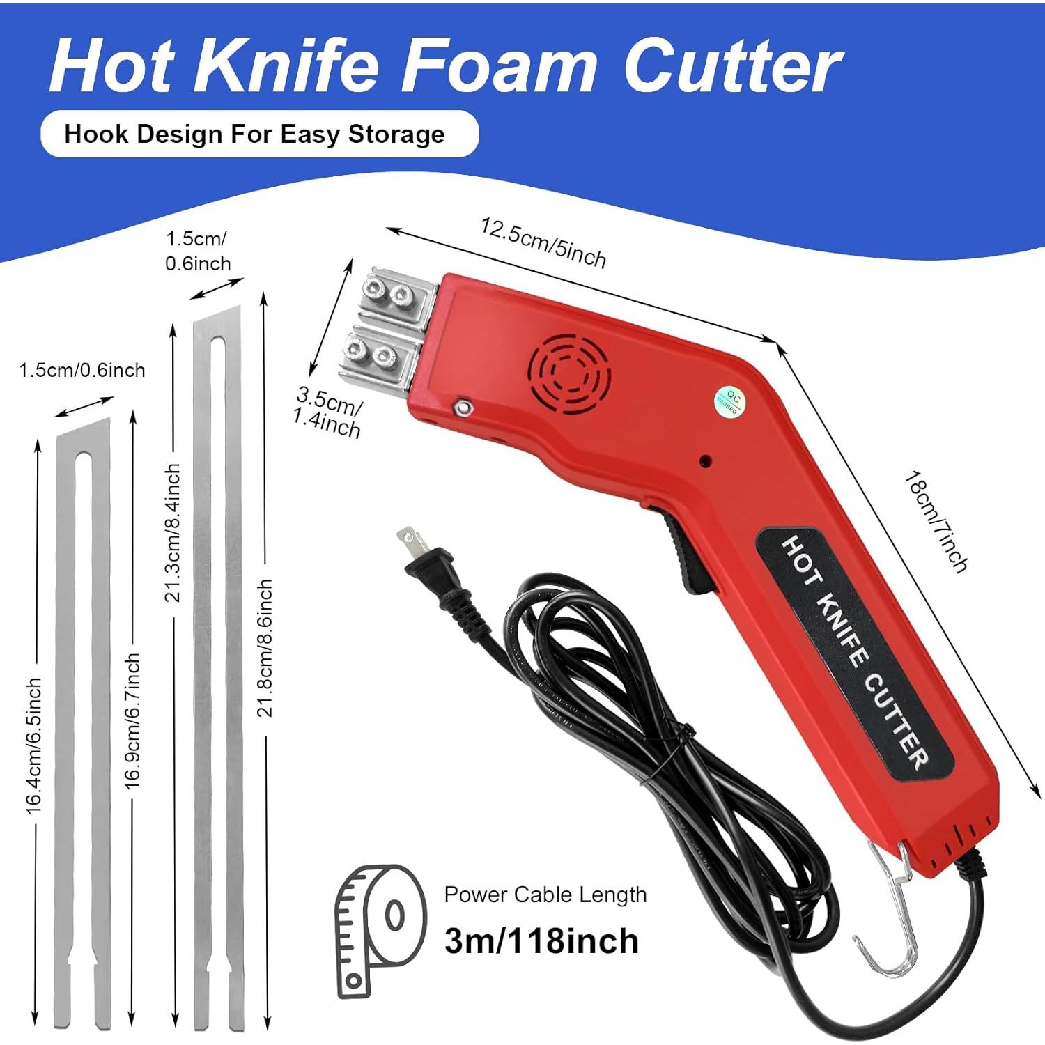 Cortador de Espuma Eléctrico Vanwoke 200W 400°C Rojo