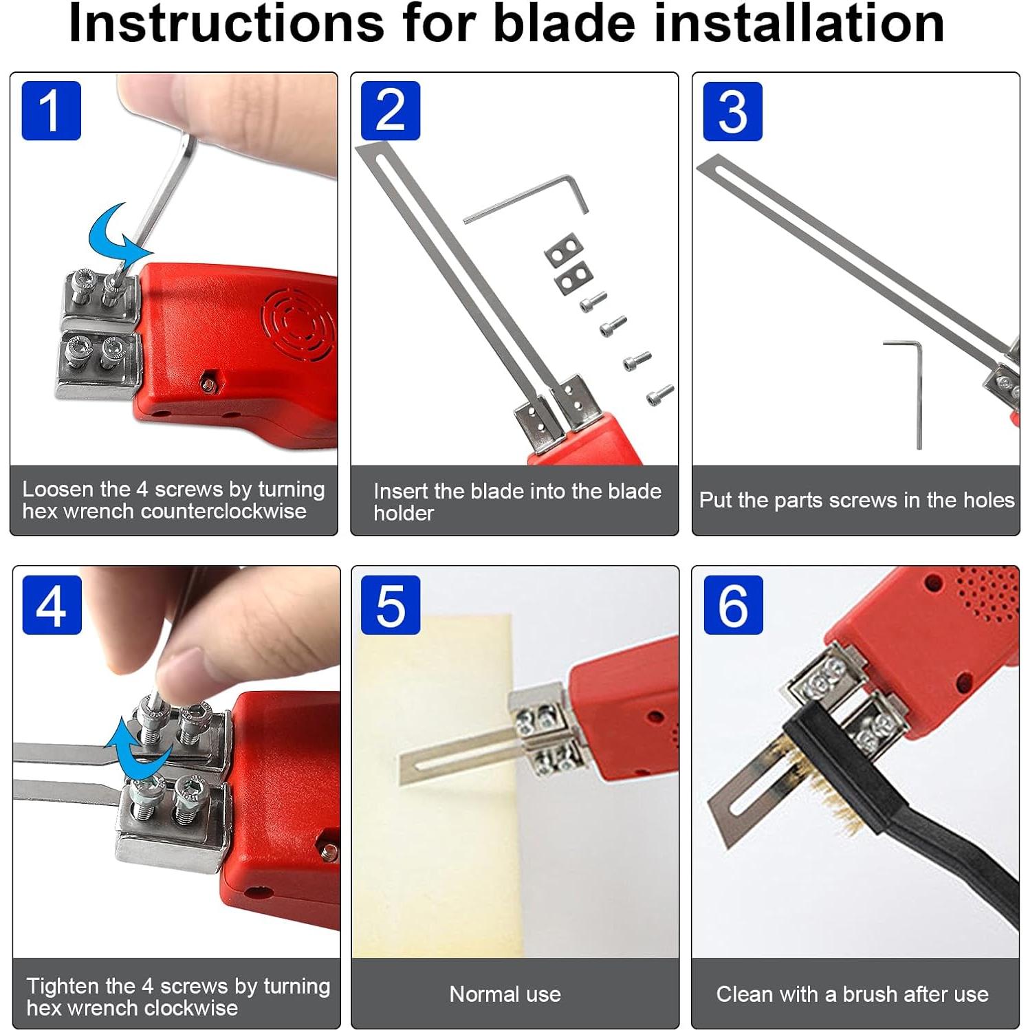 Cortador de Espuma Eléctrico Vanwoke 200W 400°C Rojo