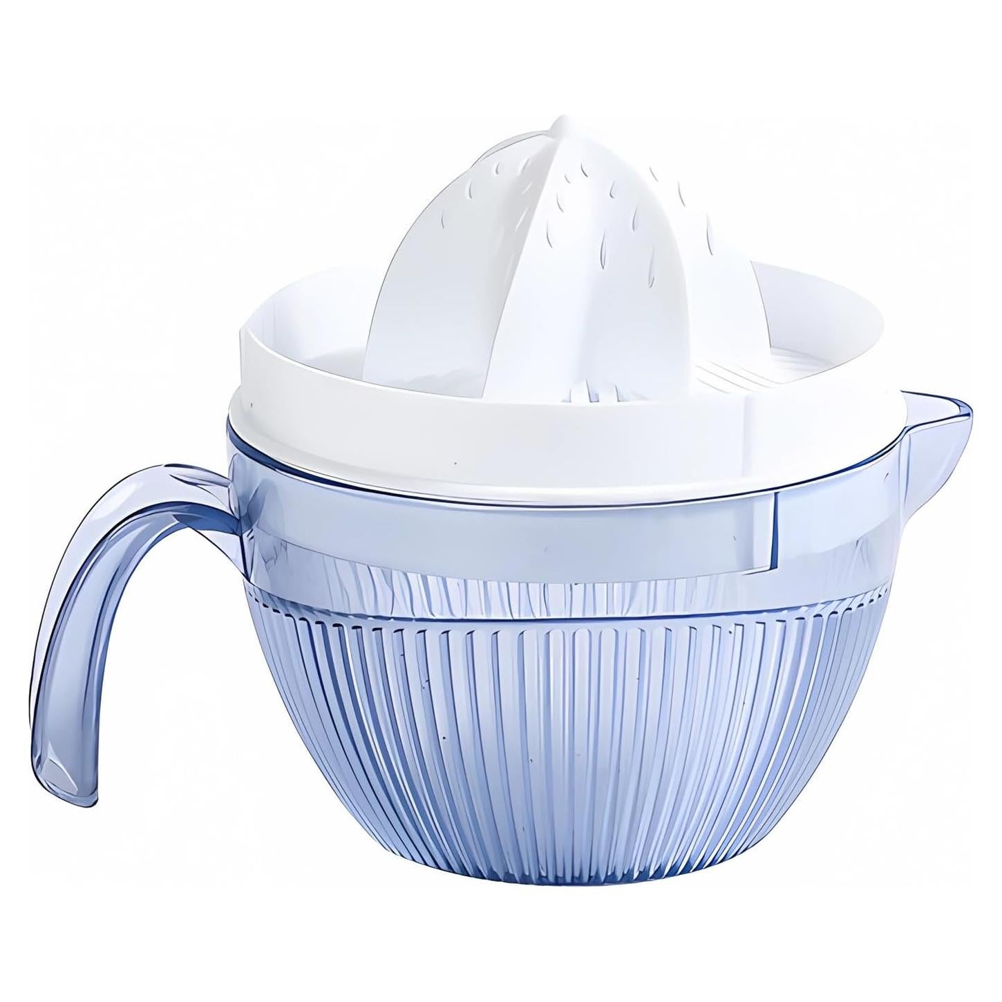 Exprimidor Manual Mitautau 590ml con Filtro y Rallador Blanco