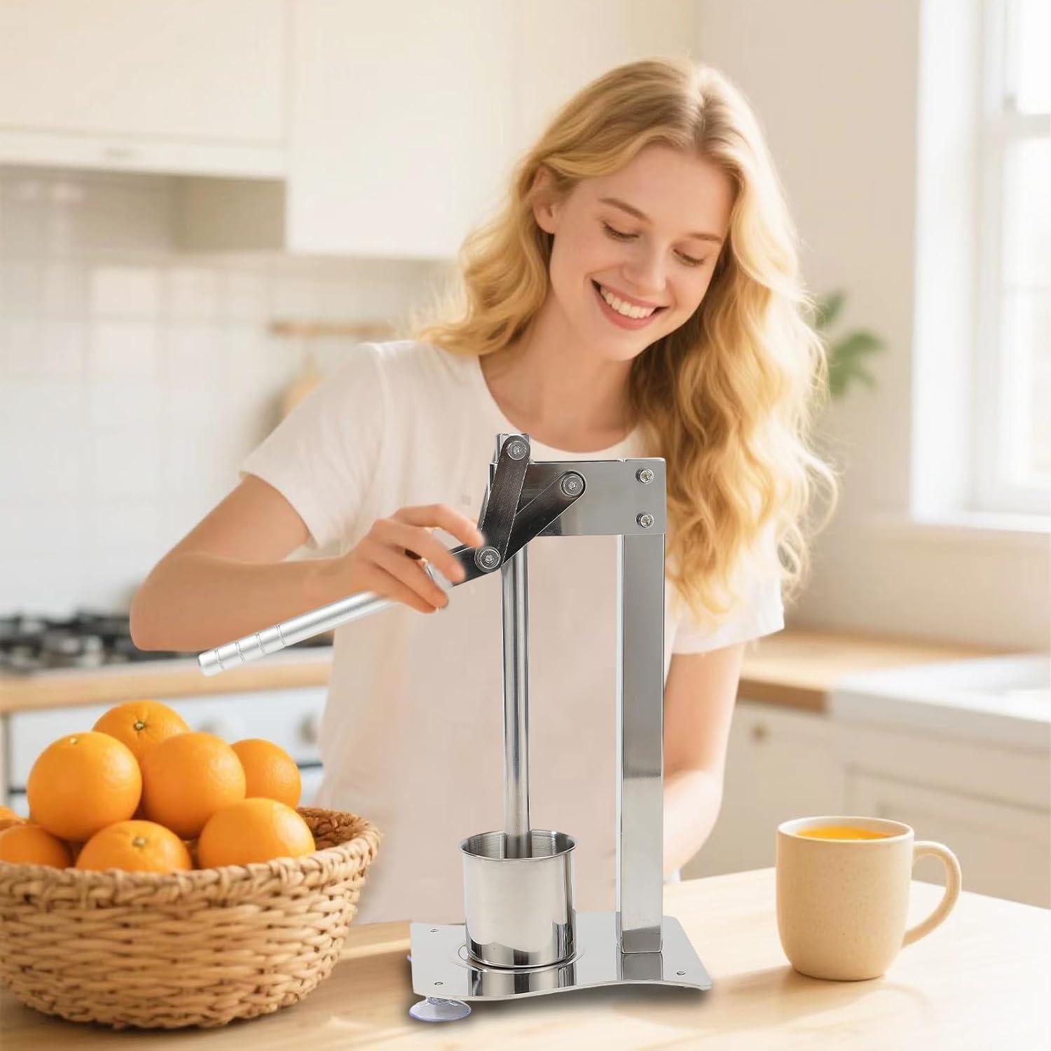 Prensa Exprimidor Manual de Limón OUENUNEFS Acero Inoxidable