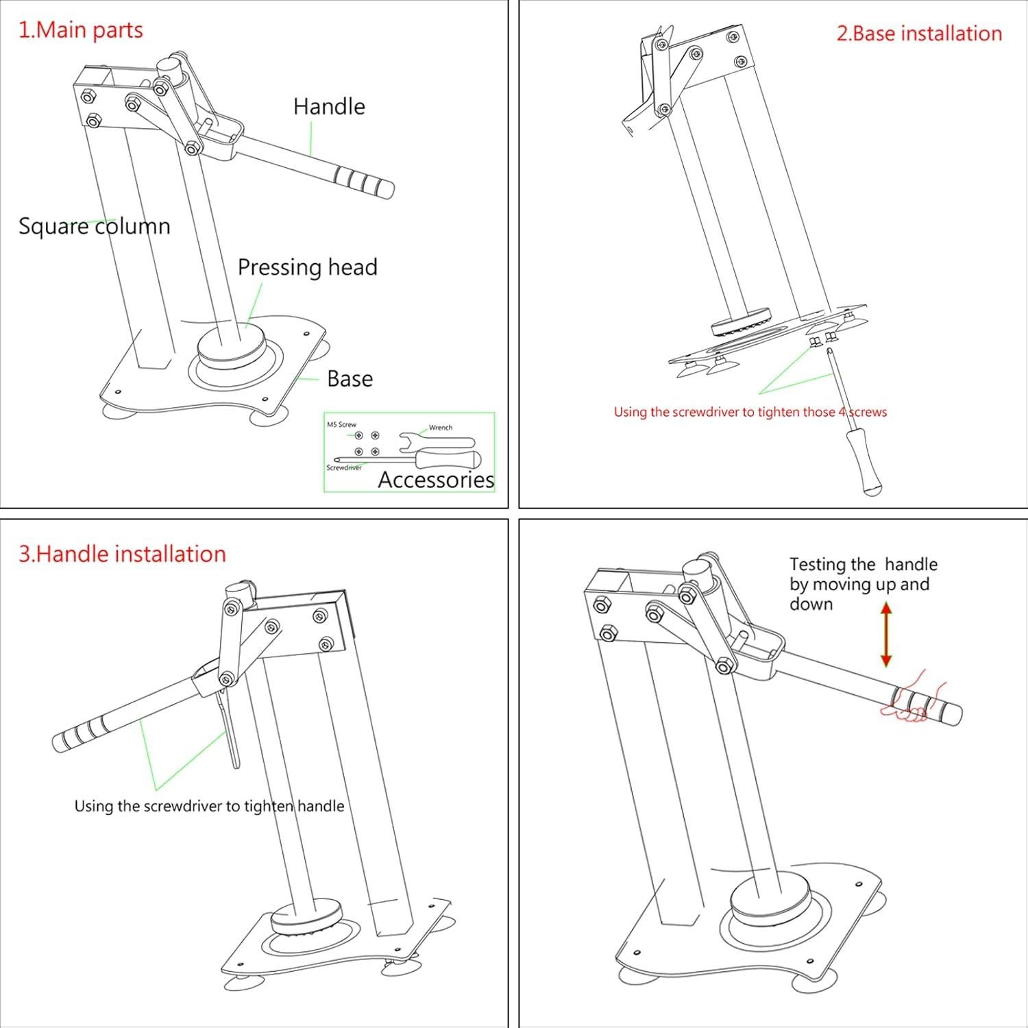 Prensa Exprimidor Manual de Limón OUENUNEFS Acero Inoxidable
