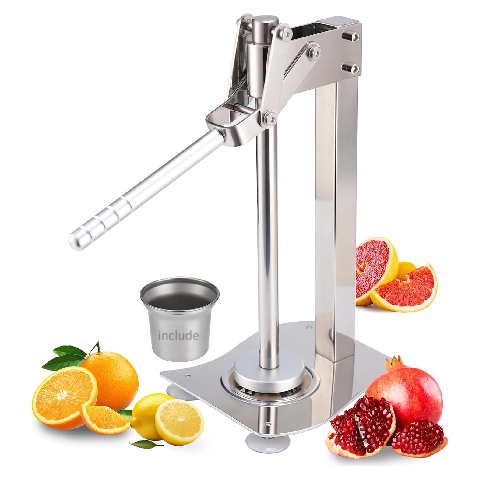 Exprimidor Manual Nizodo de Acero Inoxidable 2.72 kg