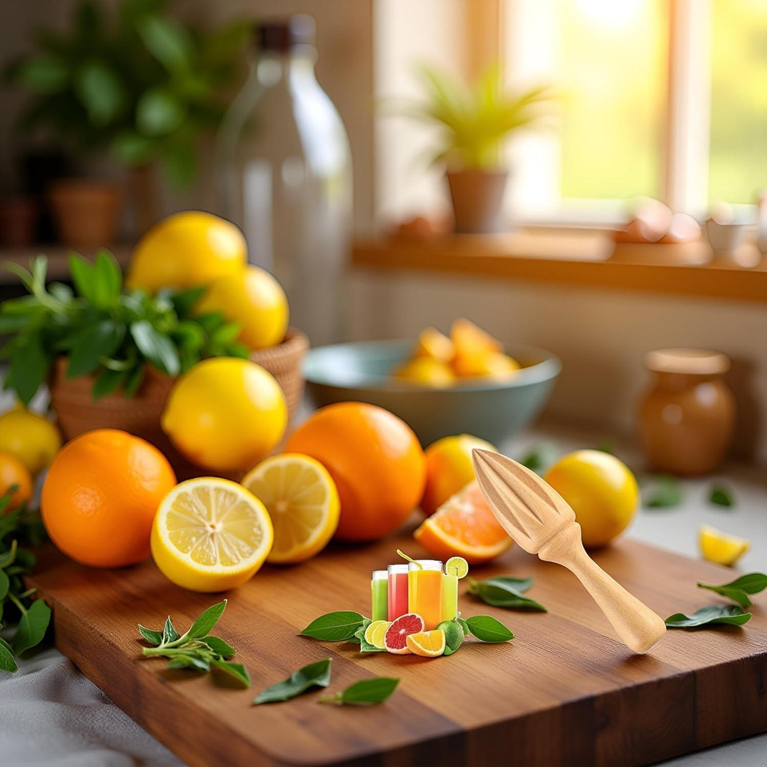 Prensador de Cítricos de Madera Calsgkspray Manual 60ml