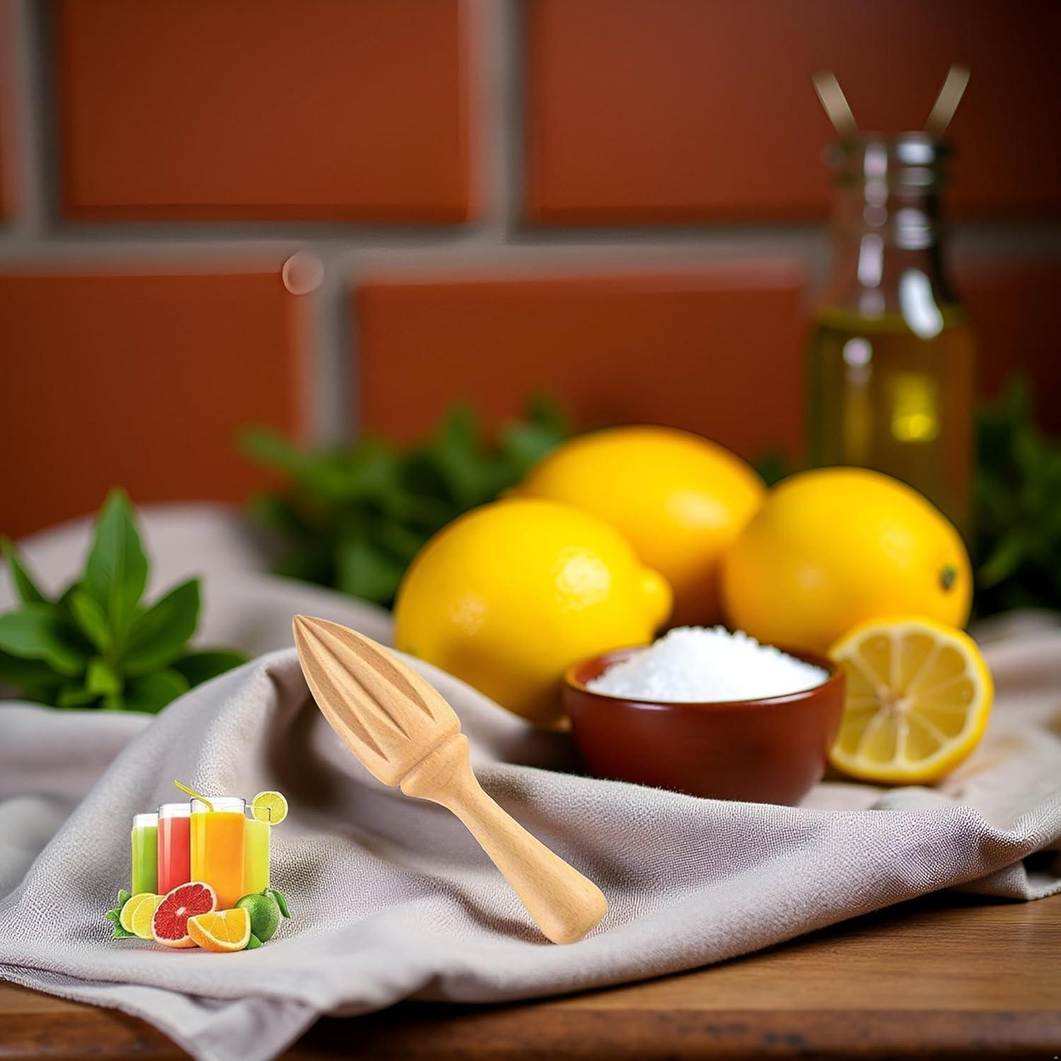 Prensador de Cítricos de Madera Calsgkspray Manual 60ml