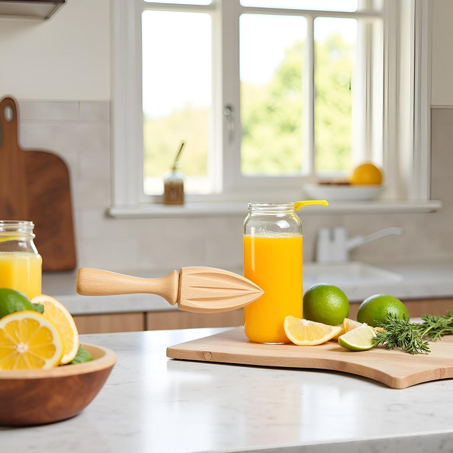 Prensador de Cítricos de Madera Calsgkspray Manual 60ml