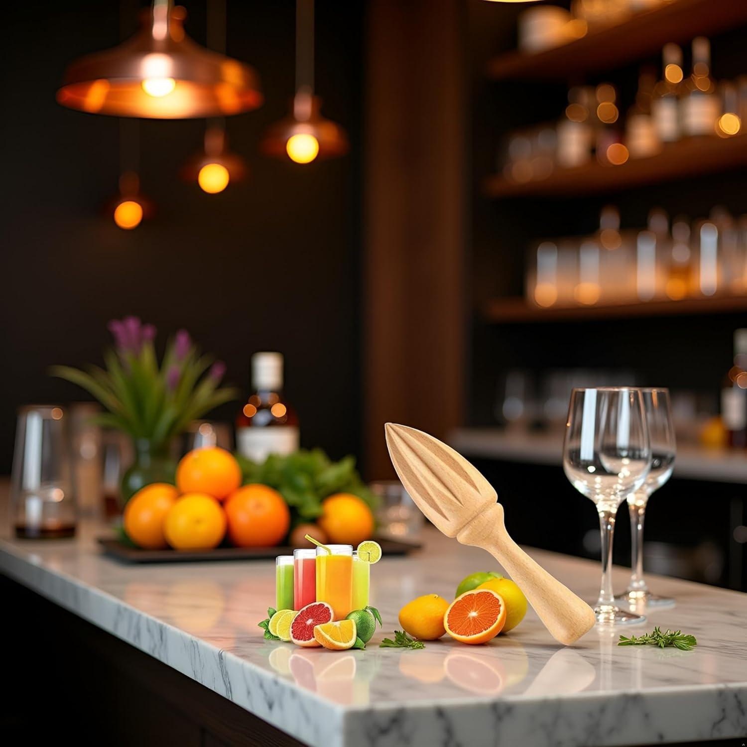 Prensador de Cítricos de Madera Calsgkspray Manual 60ml