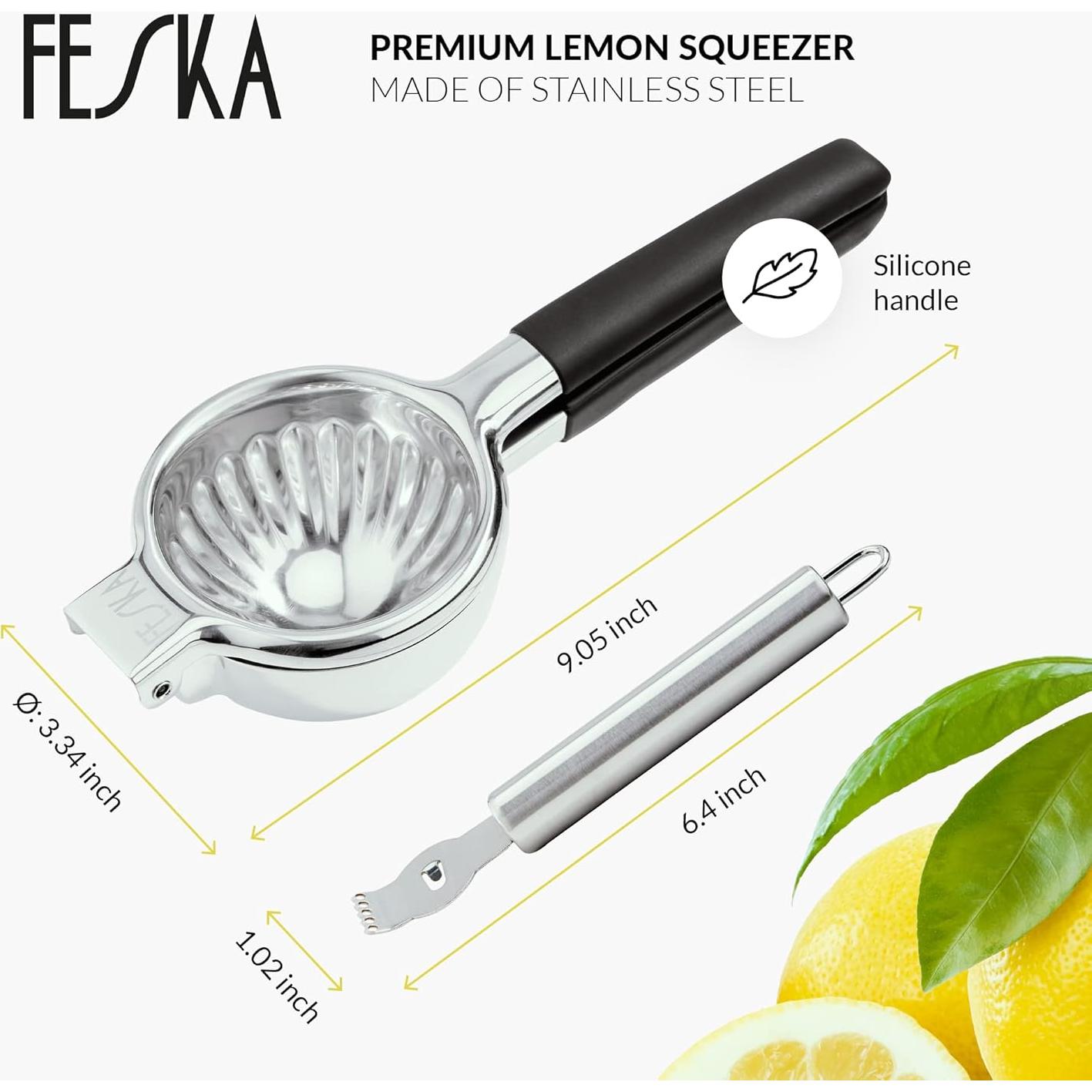 Exprimidor de Limón FESKA Acero Inoxidable 2 Pcs 0.5L