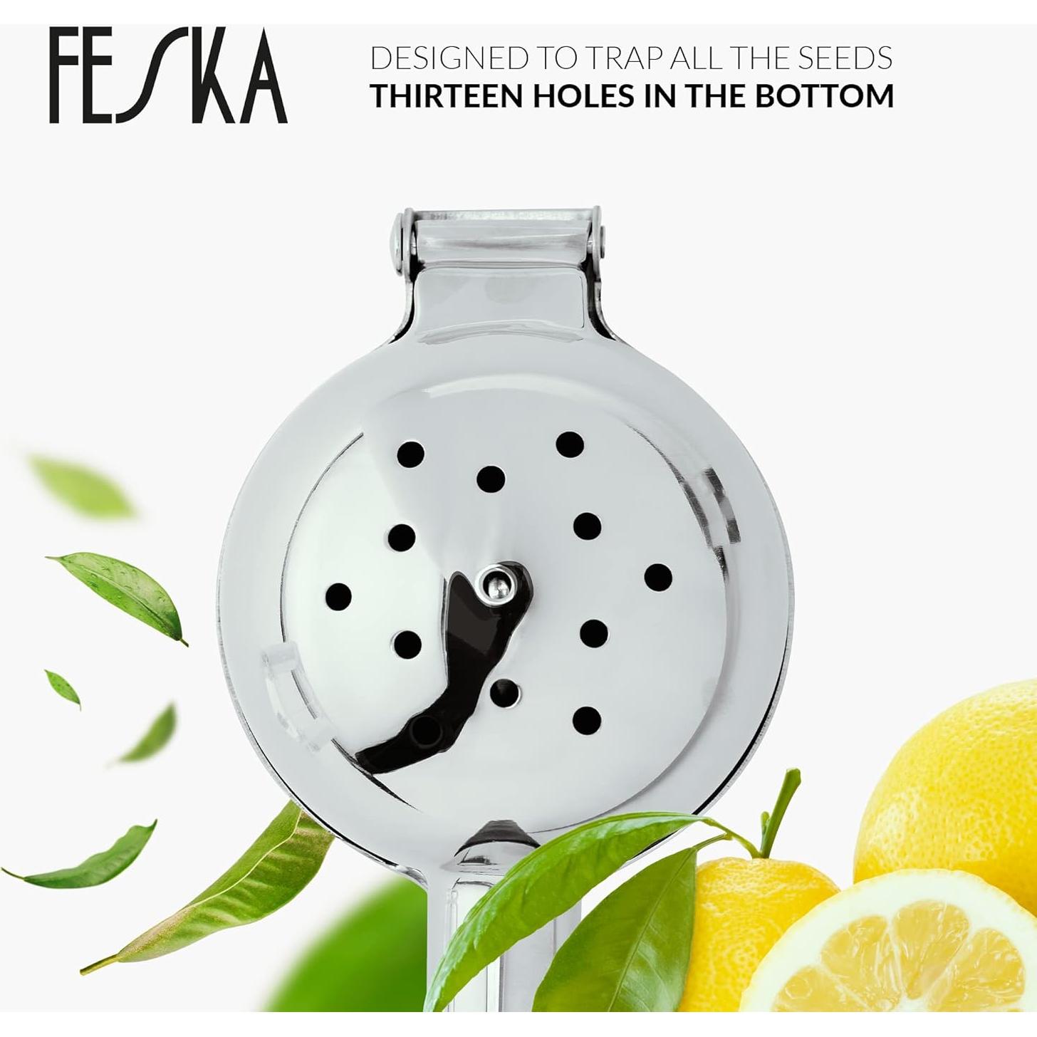 Exprimidor de Limón FESKA Acero Inoxidable 2 Pcs 0.5L