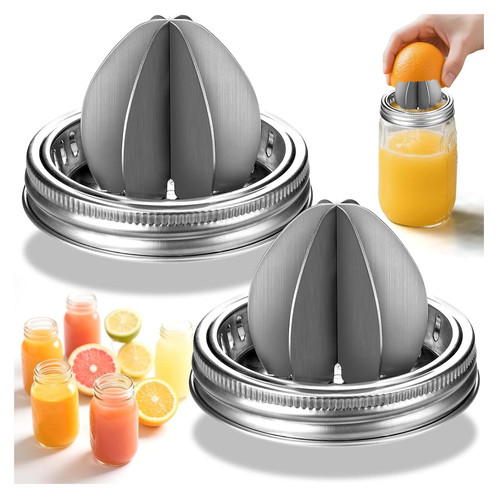 Tapa Exprimidor Manual Palksky para Frascos Mason 8.6cm