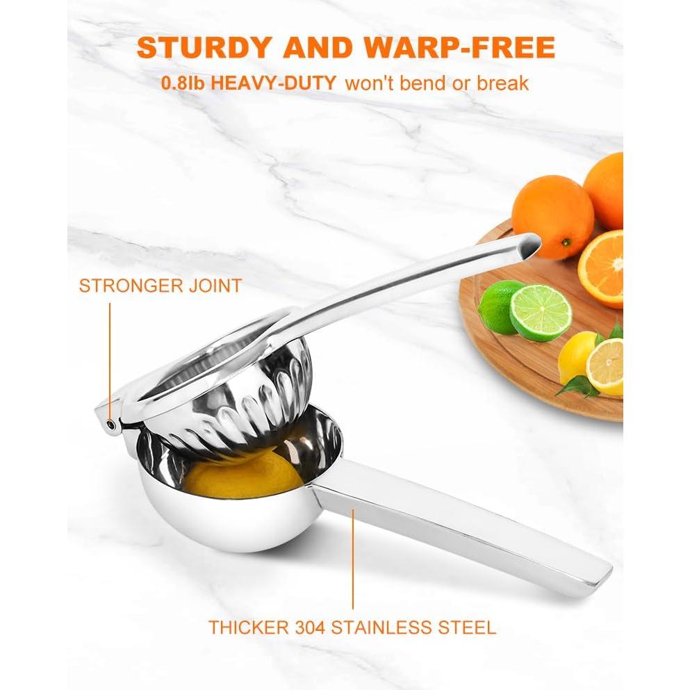 Exprimidor Manual Brigii de Acero Inoxidable 304 para Limón y Lima