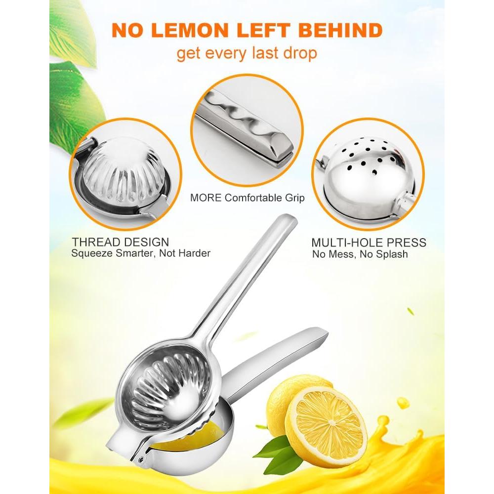 Exprimidor Manual Brigii de Acero Inoxidable 304 para Limón y Lima