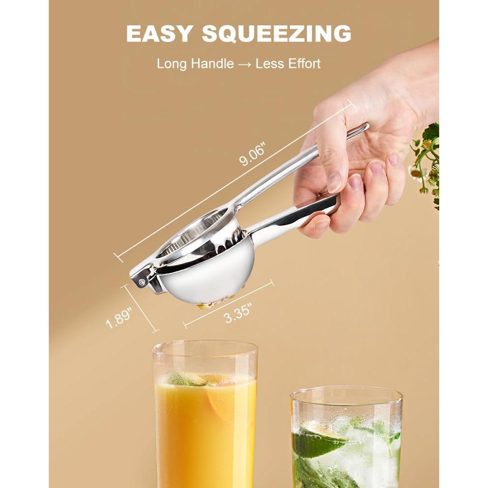 Exprimidor Manual Brigii de Acero Inoxidable 304 para Limón y Lima