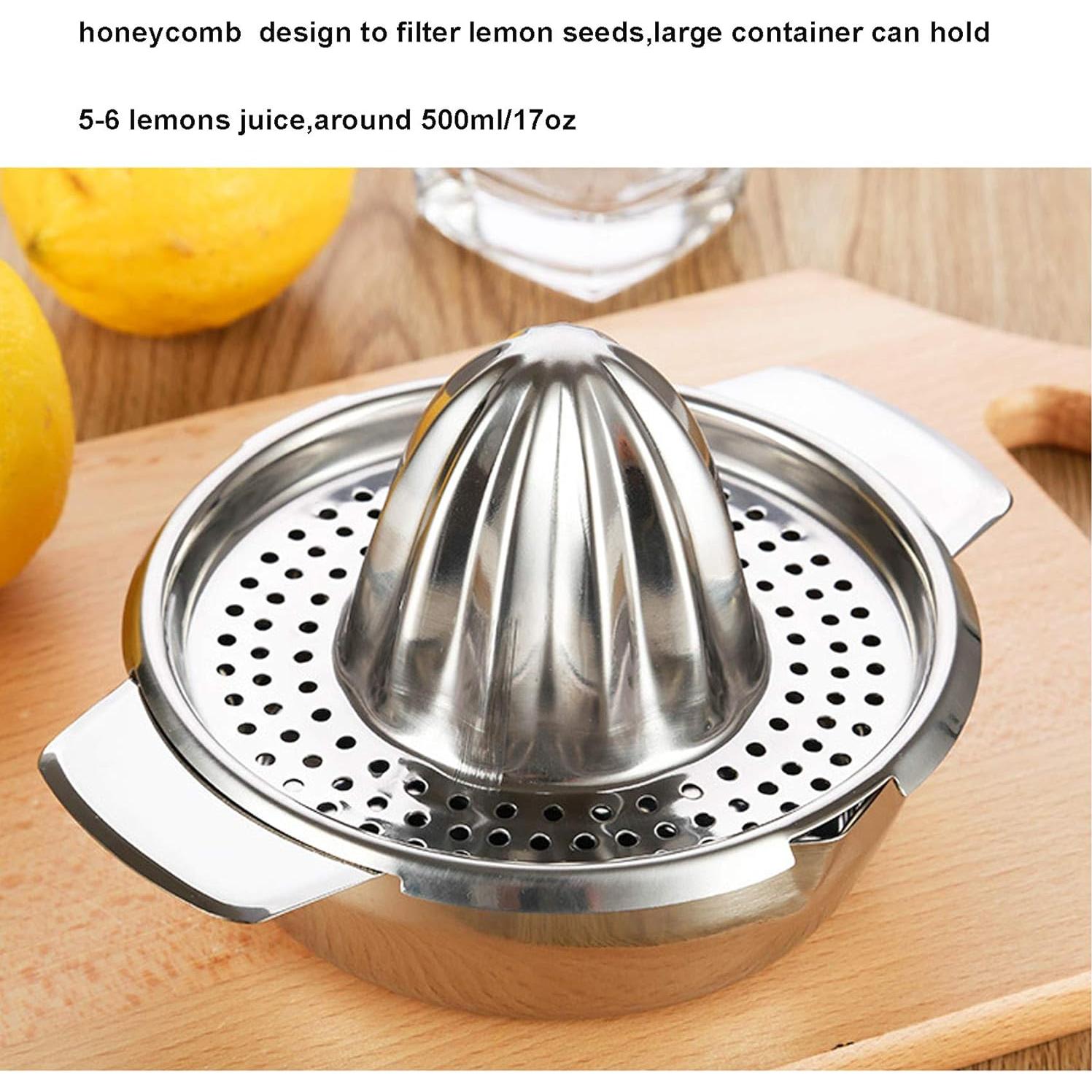 Exprimidor de Limón Manual Wingwa de Acero Inoxidable 500ml