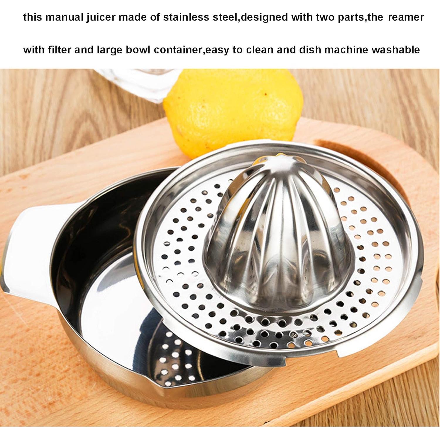 Exprimidor de Limón Manual Wingwa de Acero Inoxidable 500ml