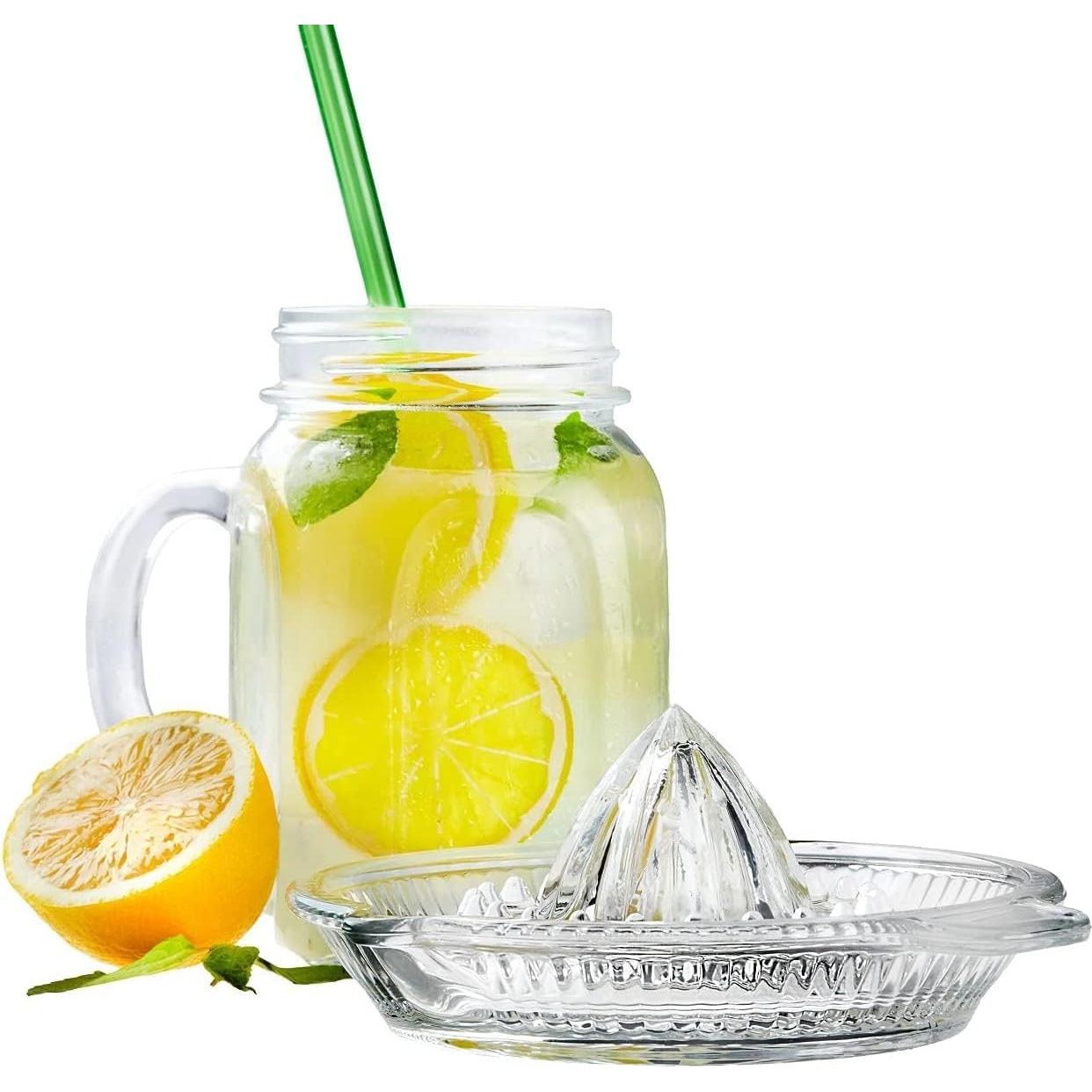 Exprimidor Manual de Cítricos DUHALINE de Vidrio Claro 0.65L