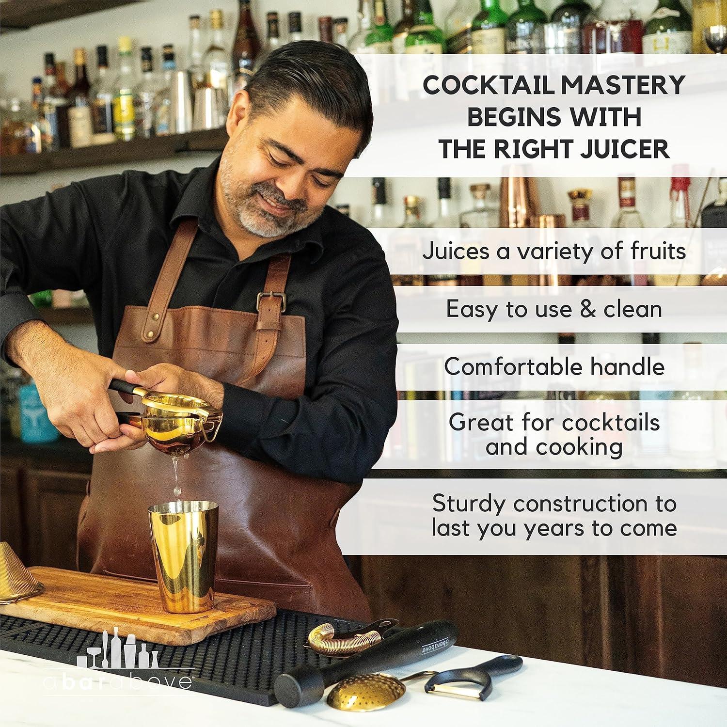 Exprimidor de Cítricos A Bar Above Dorado 0.57kg Manual