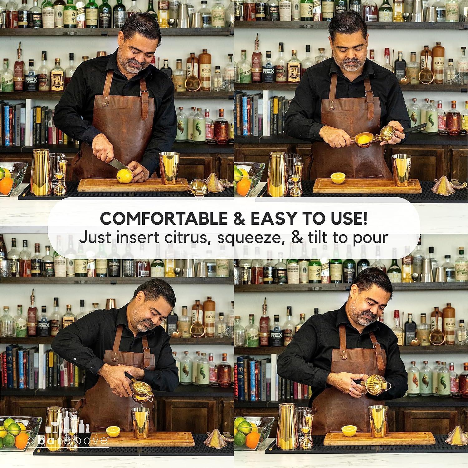 Exprimidor de Cítricos A Bar Above Dorado 0.57kg Manual